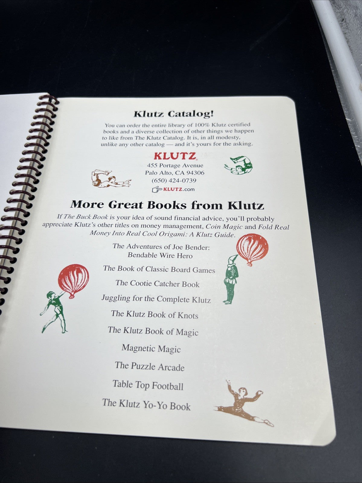 Klutz The Buck Book Dollar Origami And Additional Hobby Ideas Used