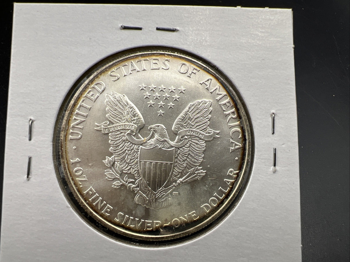 1998 1 Oz American Silver Eagle Gem BU UNC Nice Toning Toner SKU#G