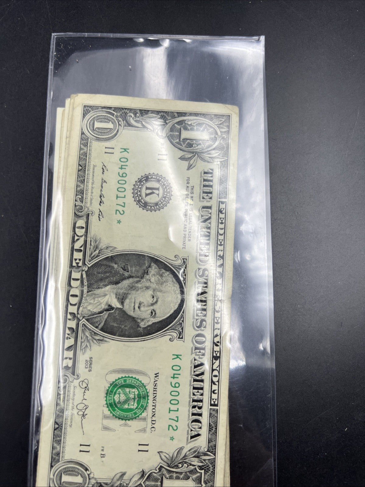 Lot of 10 2013 * Star $1 One Dollar FRN Federal Reserve Notes Circulated #172