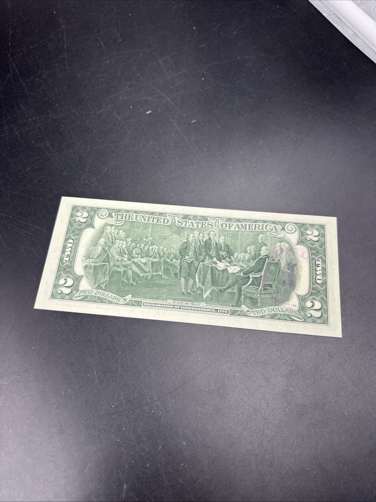 1976 $2 Postal Two Dollar Bicentennial Federal Reserve Note Avondale Estates GA