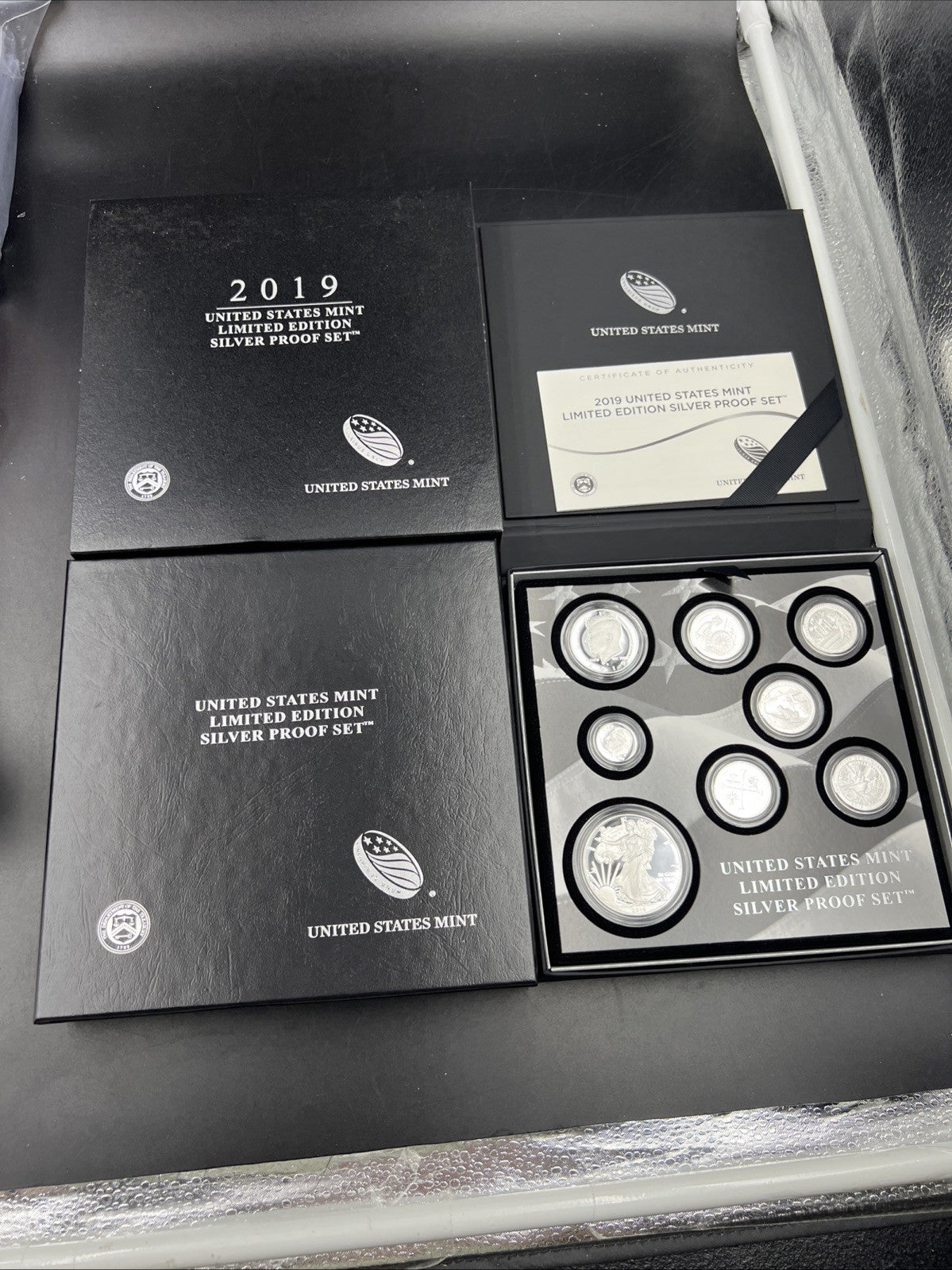 2019 8 Coin Limited Edition Silver Proof Set OGP