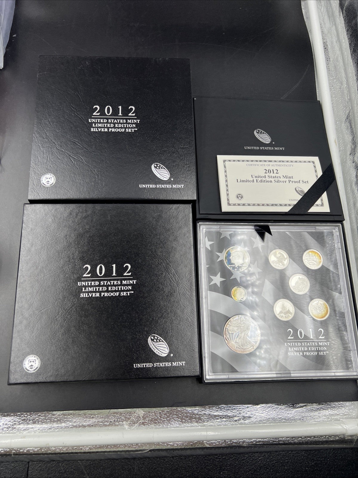 2012 8 Coin Limited Edition Silver Proof Set OGP