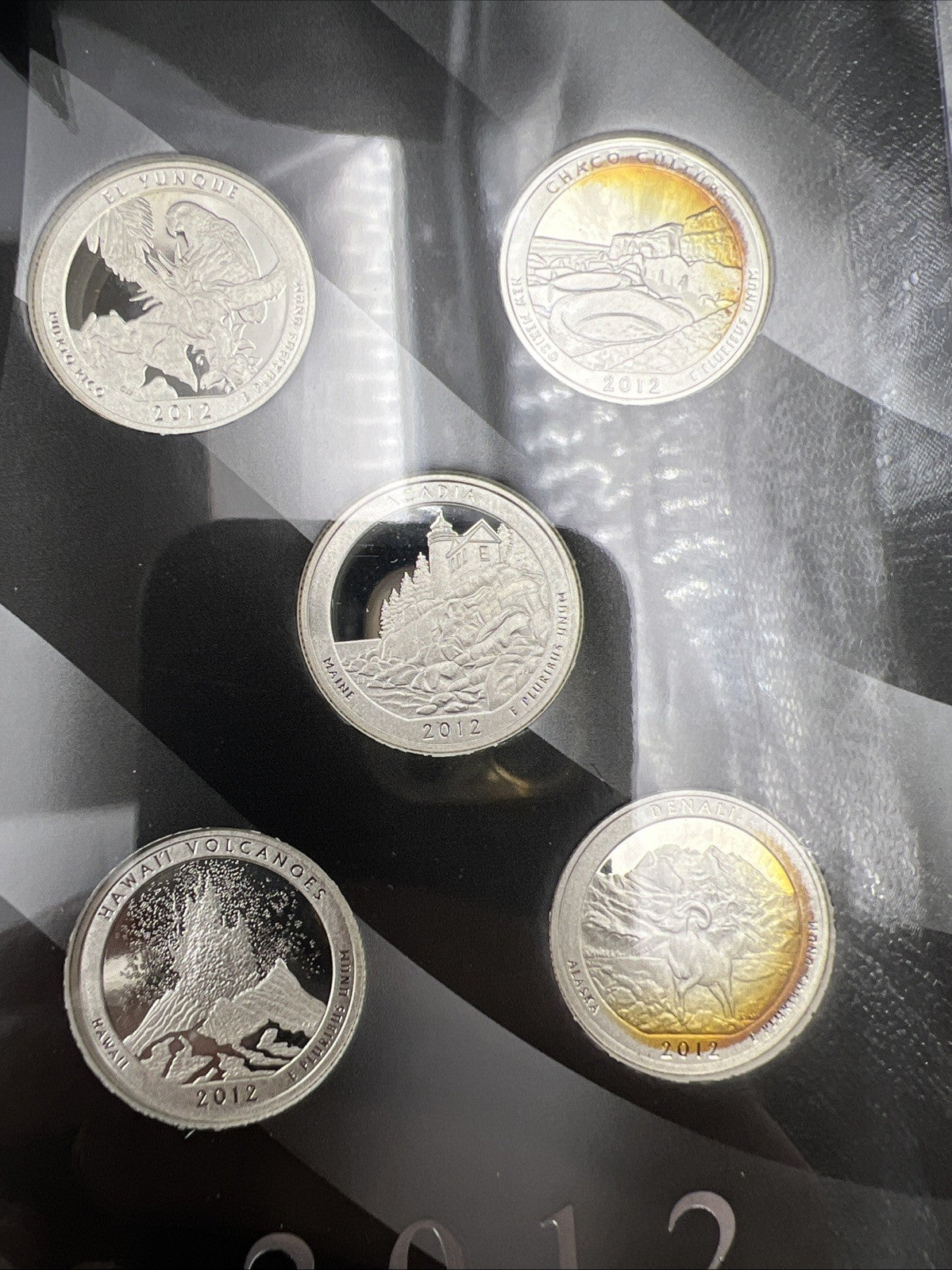 2012 8 Coin Limited Edition Silver Proof Set OGP
