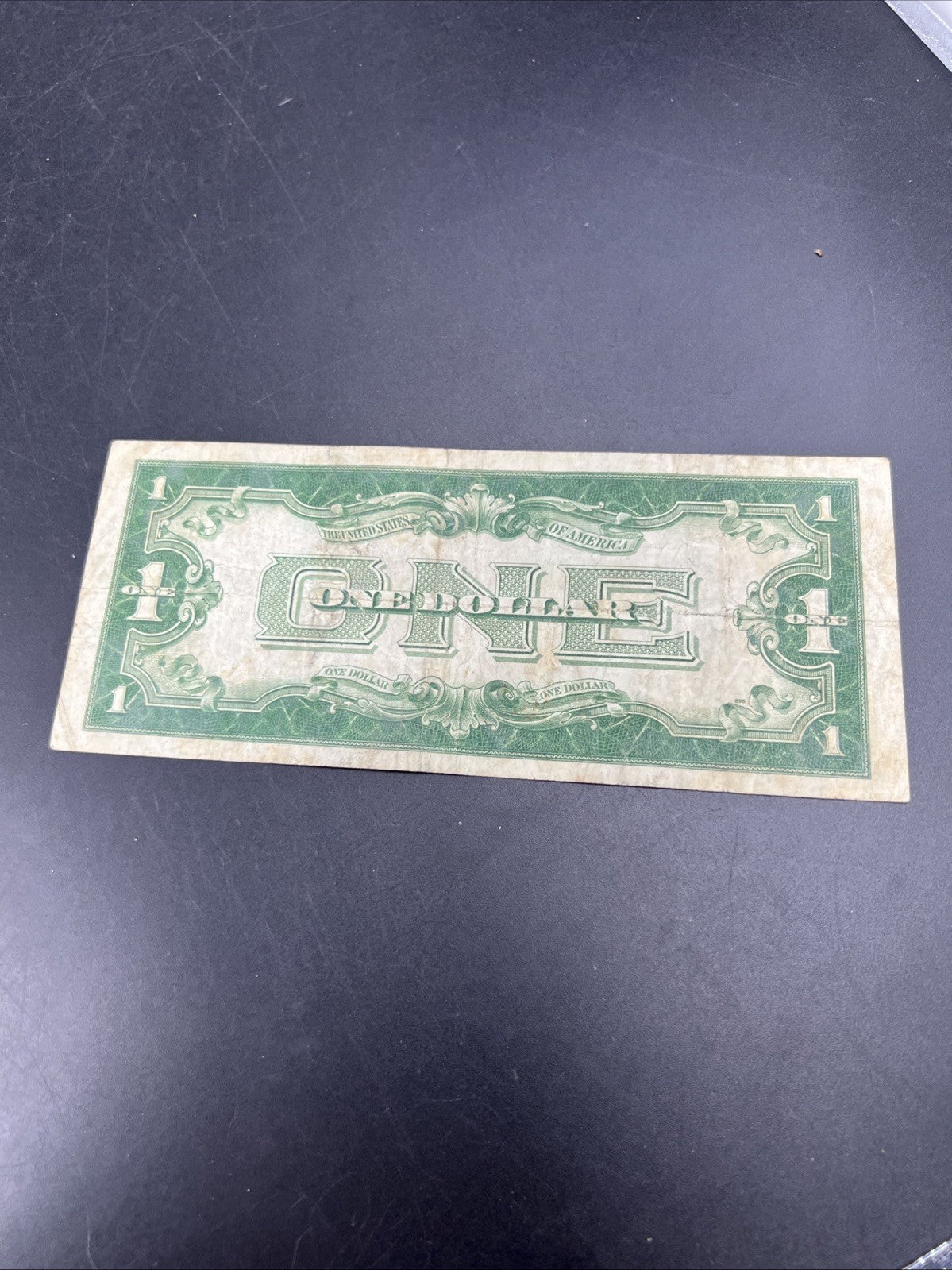 1928 $1 Funnyback Funny Back Silver Certificate Blue Seal Fine Circ017