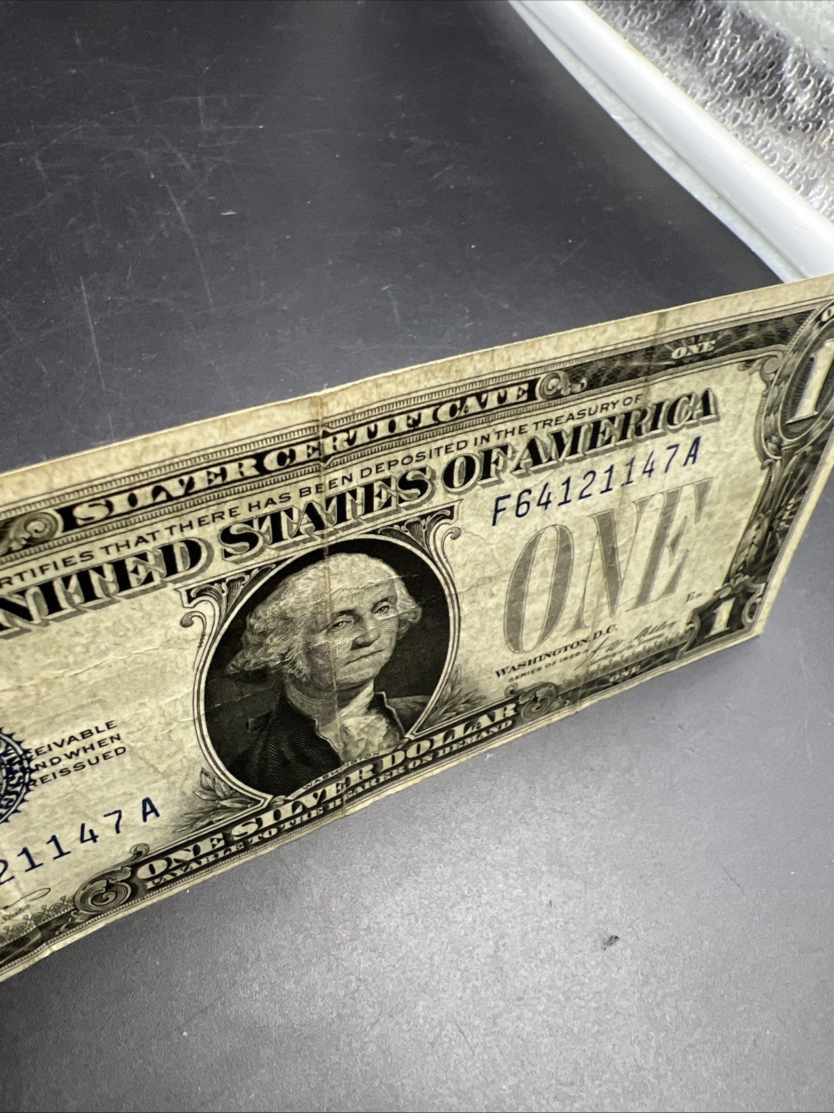 1928 A $1 Funnyback Funny Back Silver Certificate Blue Seal CH VG #147