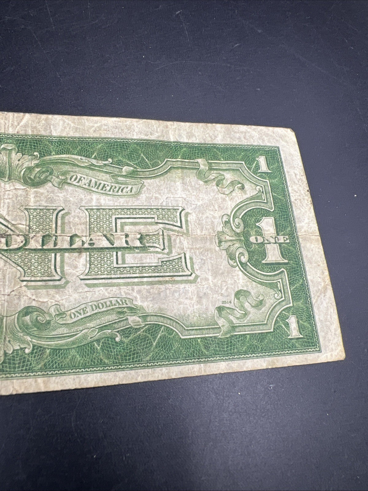 1934 $1 Funnyback Funny Back Silver Certificate Blue Seal CH VG Very Good #37