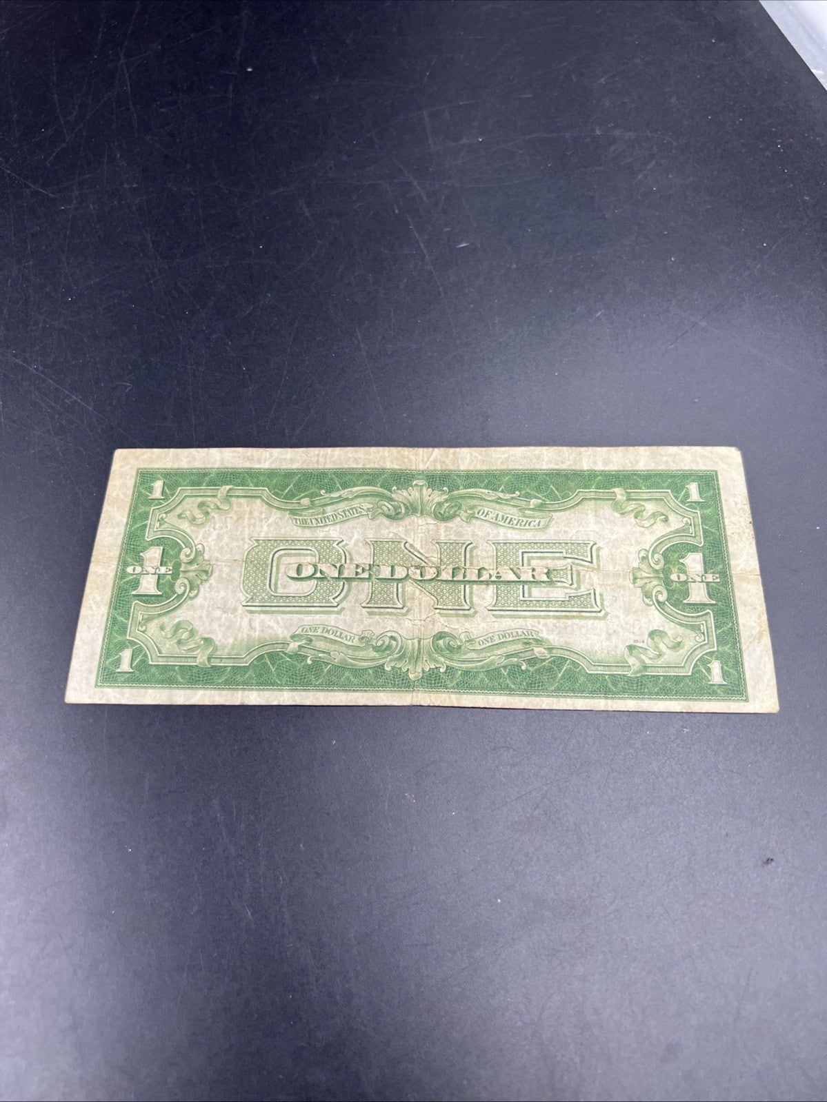 1934 $1 Funnyback Funny Back Silver Certificate Blue Seal CH VG Very Good #37