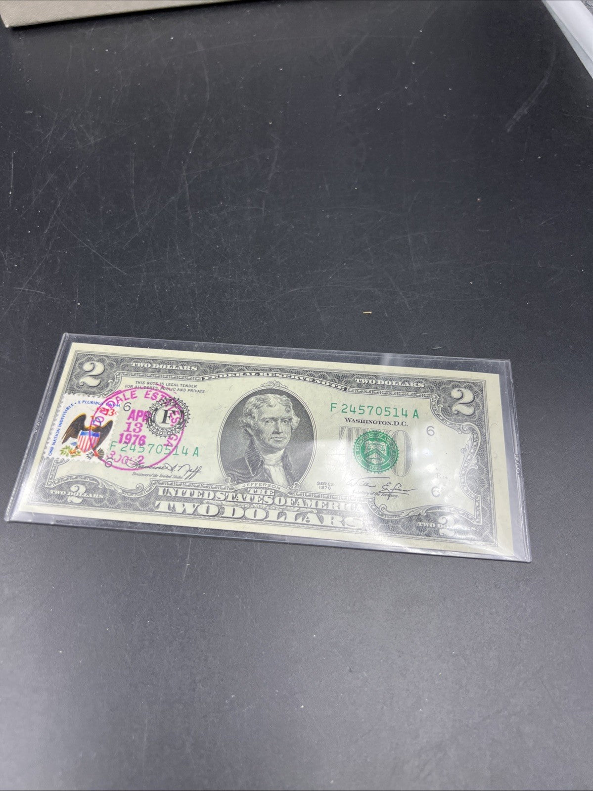 3 Consecutive 1976 $2 FRN Federal Reserve Notes Avondale Estates GA CH UNC #14