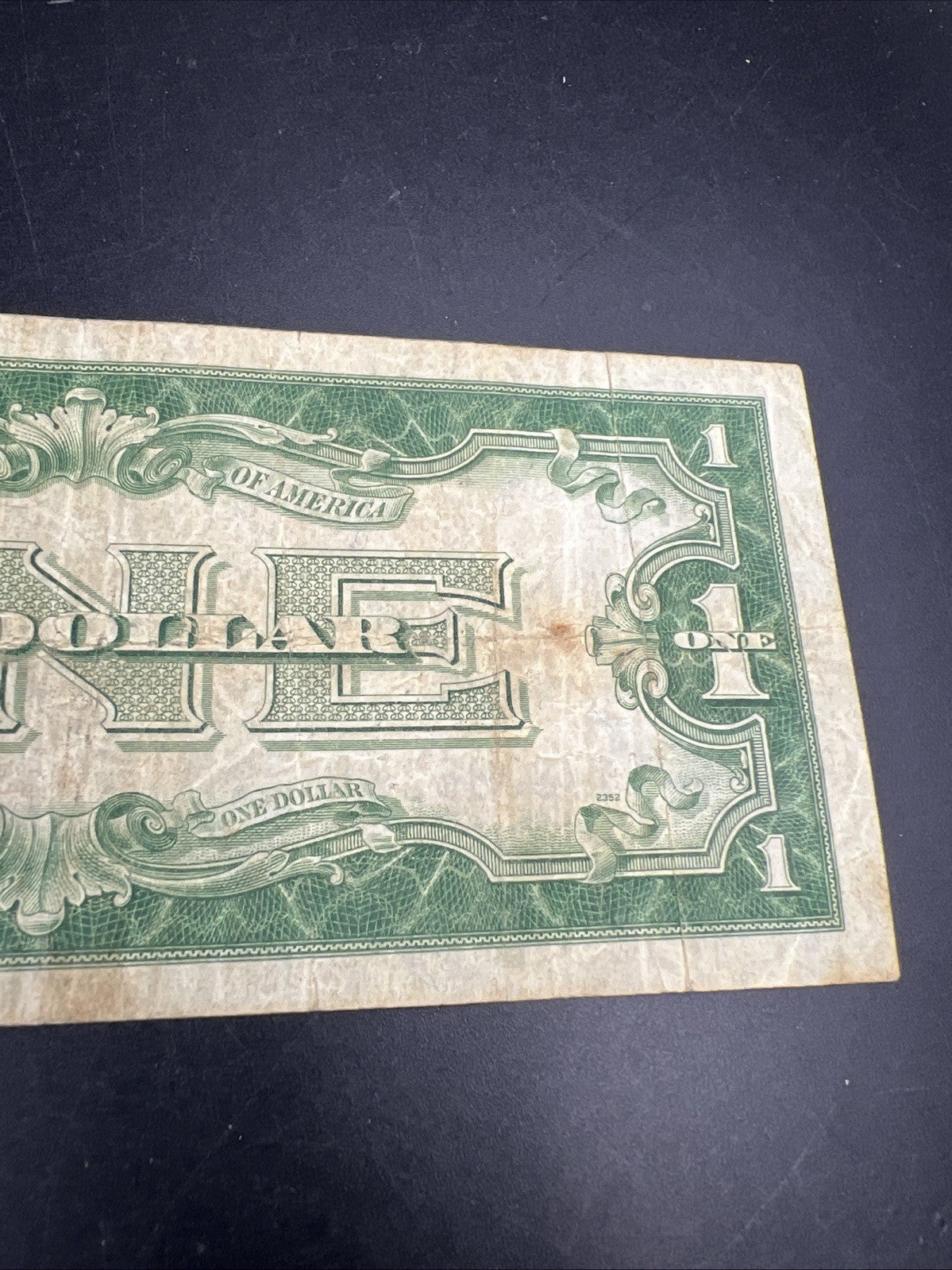 1928 A $1 Funnyback Funny Back Silver Certificate Blue Seal Fine Circ #839