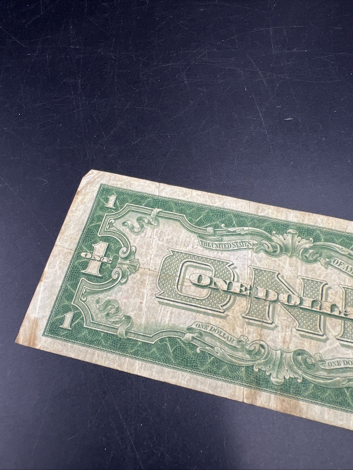 1928 A $1 Funnyback Funny Back Silver Certificate Blue Seal Fine Circ #839