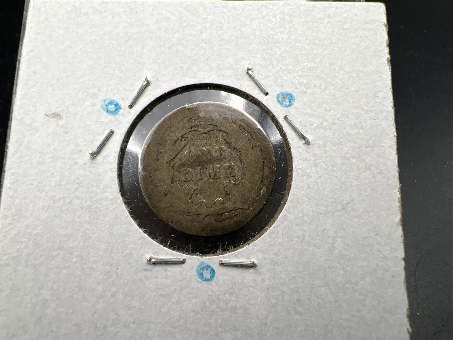 1887 10c Liberty Seated Silver Dime Coin Very Circulated SKU#A