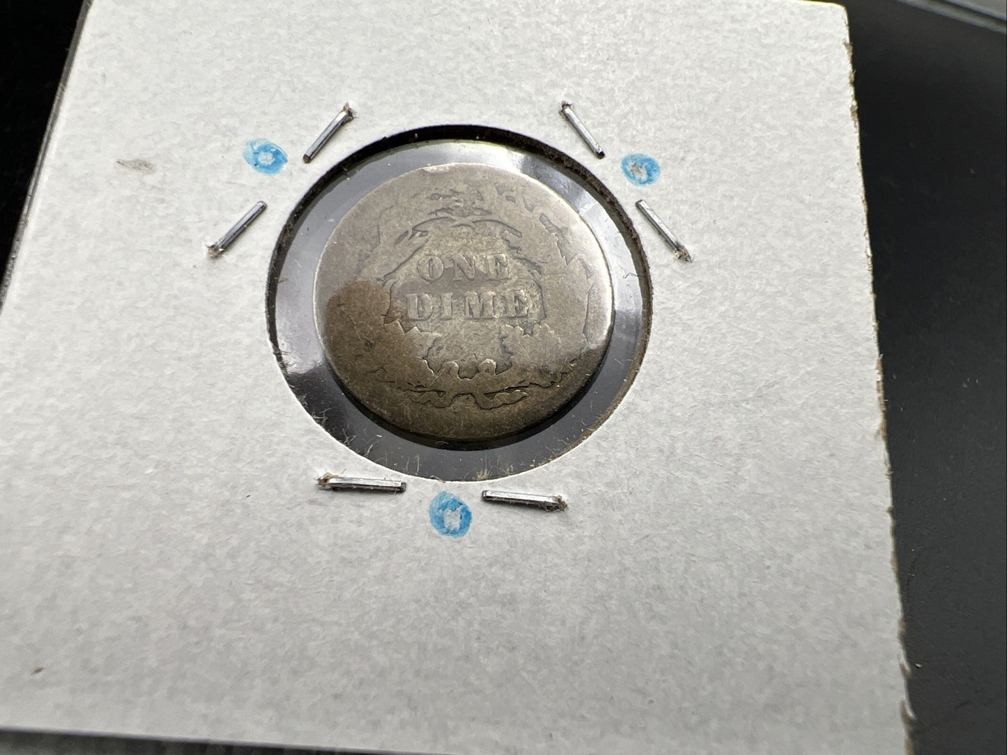 1887 10c Liberty Seated Silver Dime Coin Very Circulated SKU#A