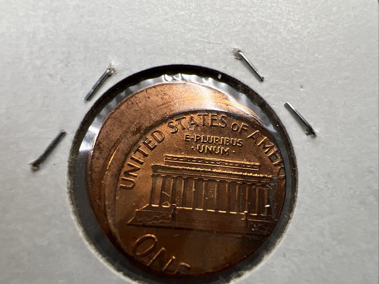 1988 1c Lincoln Memorial Cent Penny 33% Off Center Error Choice UNC SKU#A