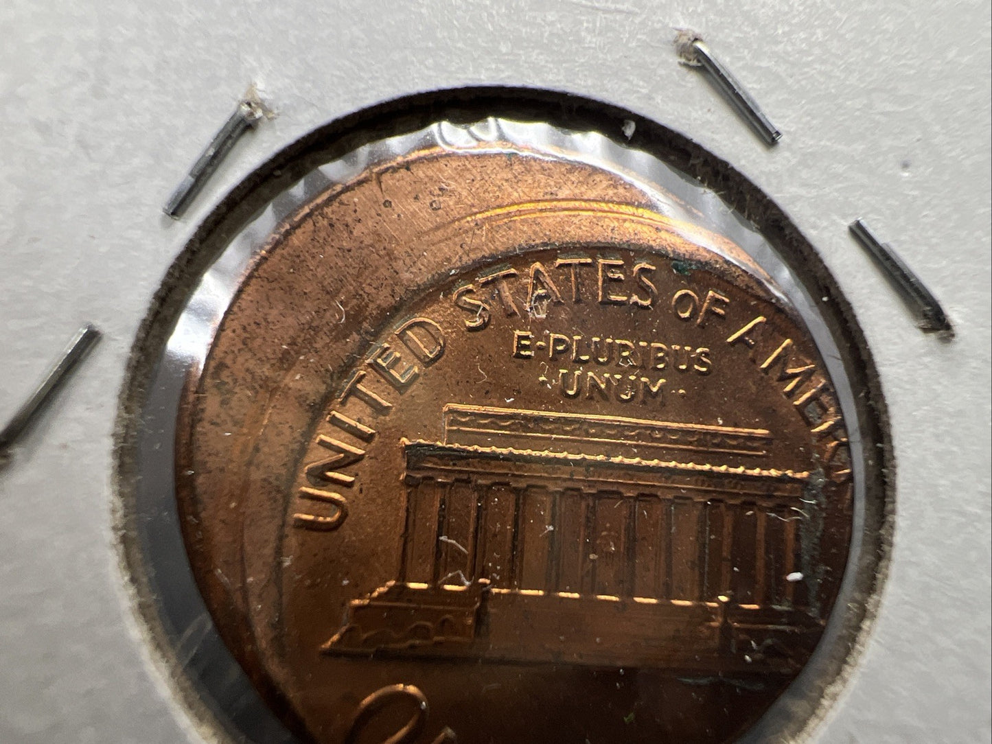 1988 1c Lincoln Memorial Cent Penny 33% Off Center Error Choice UNC SKU#A
