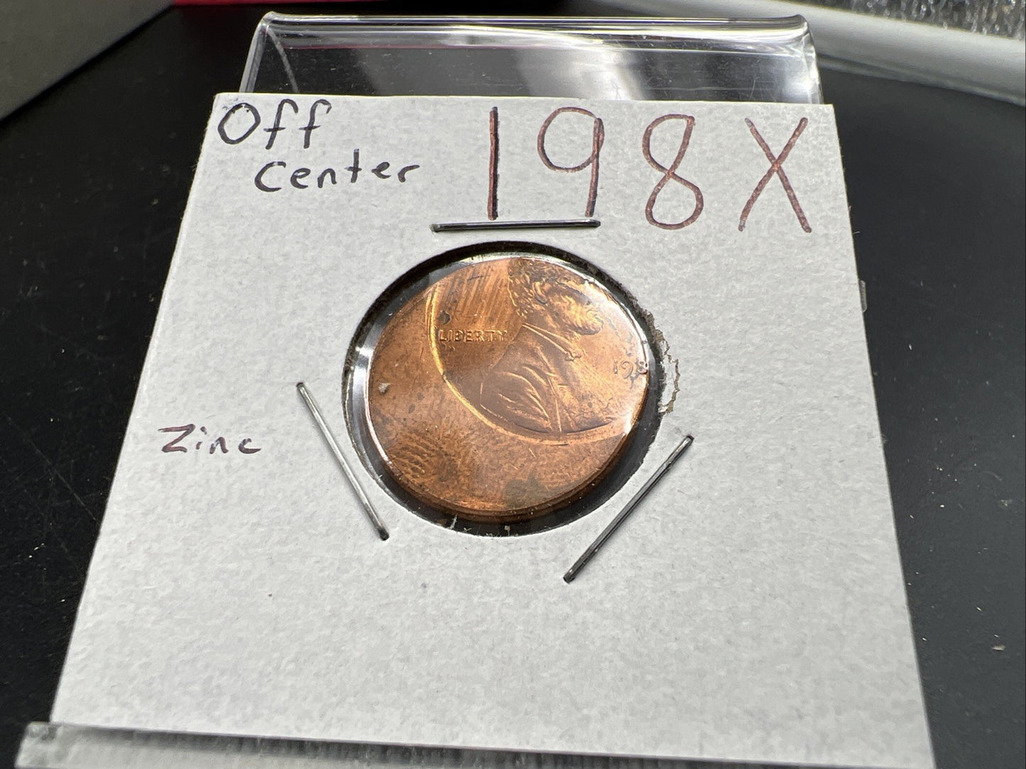 198x 1c Lincoln Memorial Cent Penny 60% Off Center Error Choice UNC SKU#B