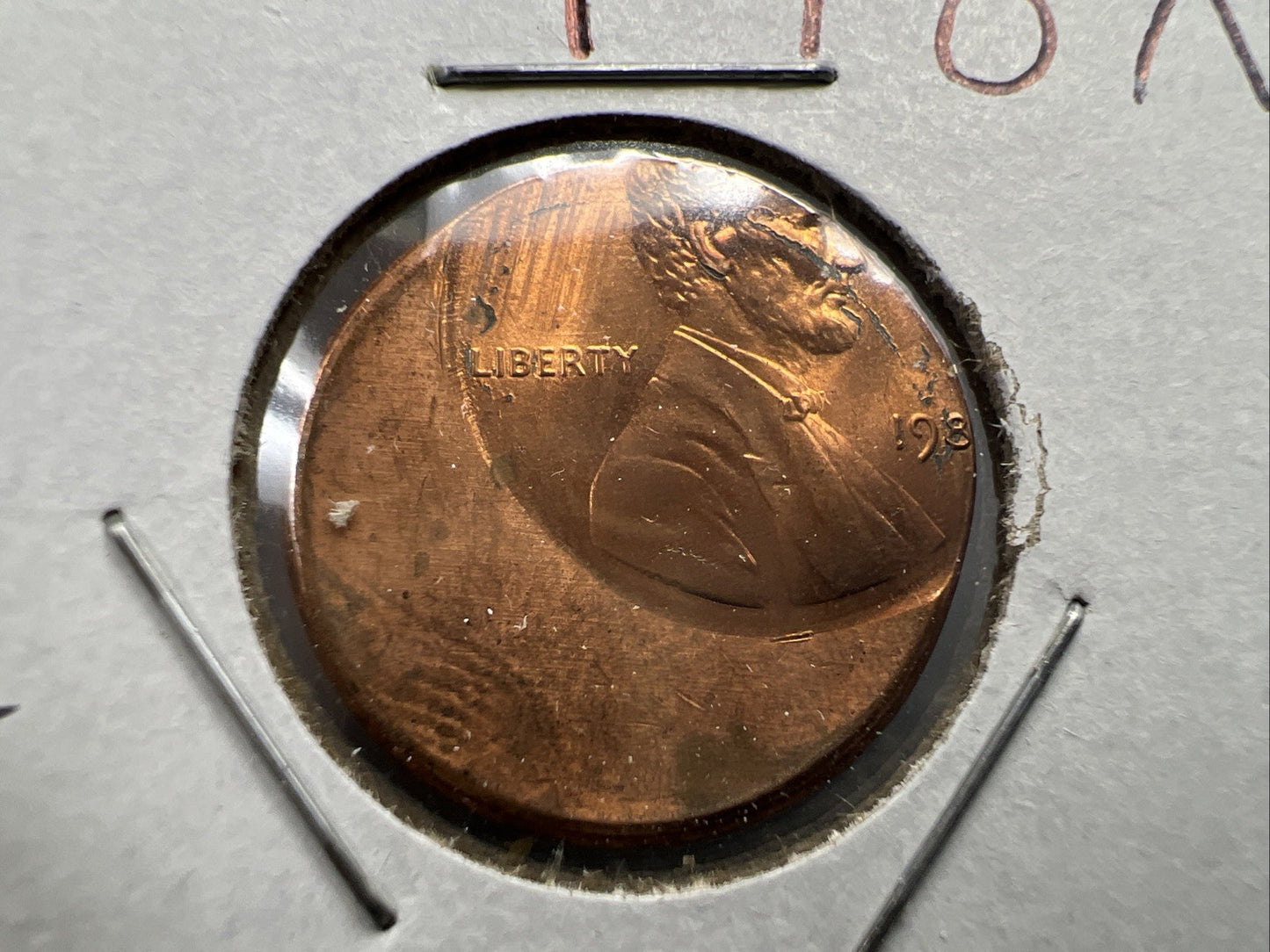 198x 1c Lincoln Memorial Cent Penny 60% Off Center Error Choice UNC SKU#B