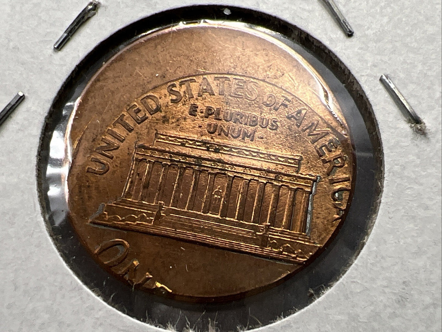 1989 1c Lincoln Memorial Cent Penny 33% Off Center Error Choice UNC SKU#A