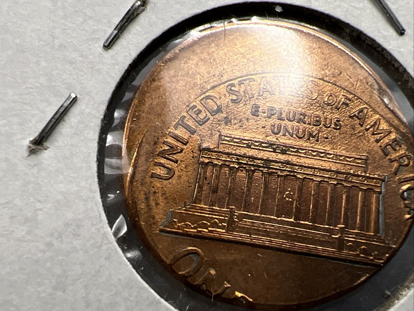 1989 1c Lincoln Memorial Cent Penny 33% Off Center Error Choice UNC SKU#A
