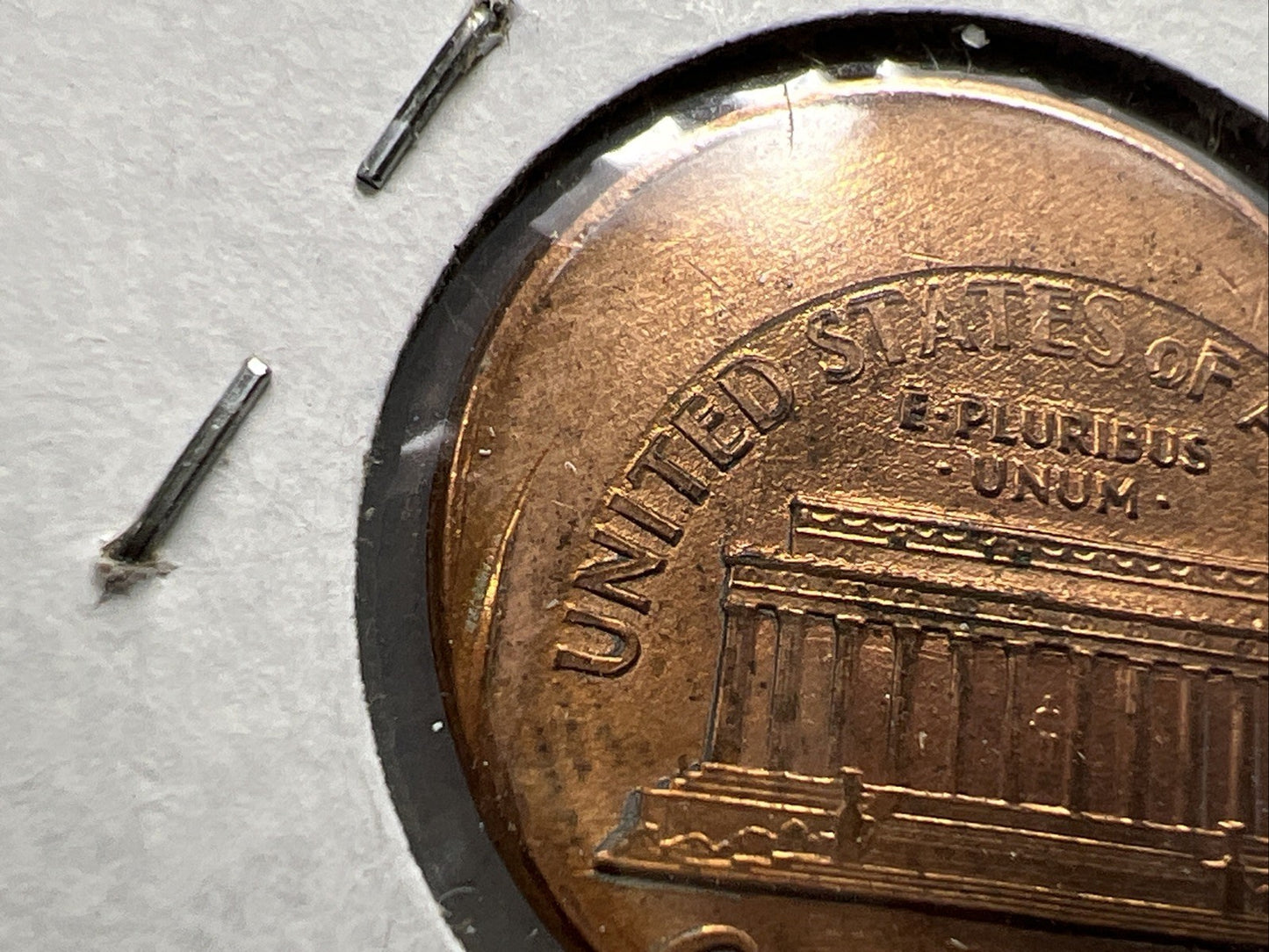 1989 1c Lincoln Memorial Cent Penny 33% Off Center Error Choice UNC SKU#A