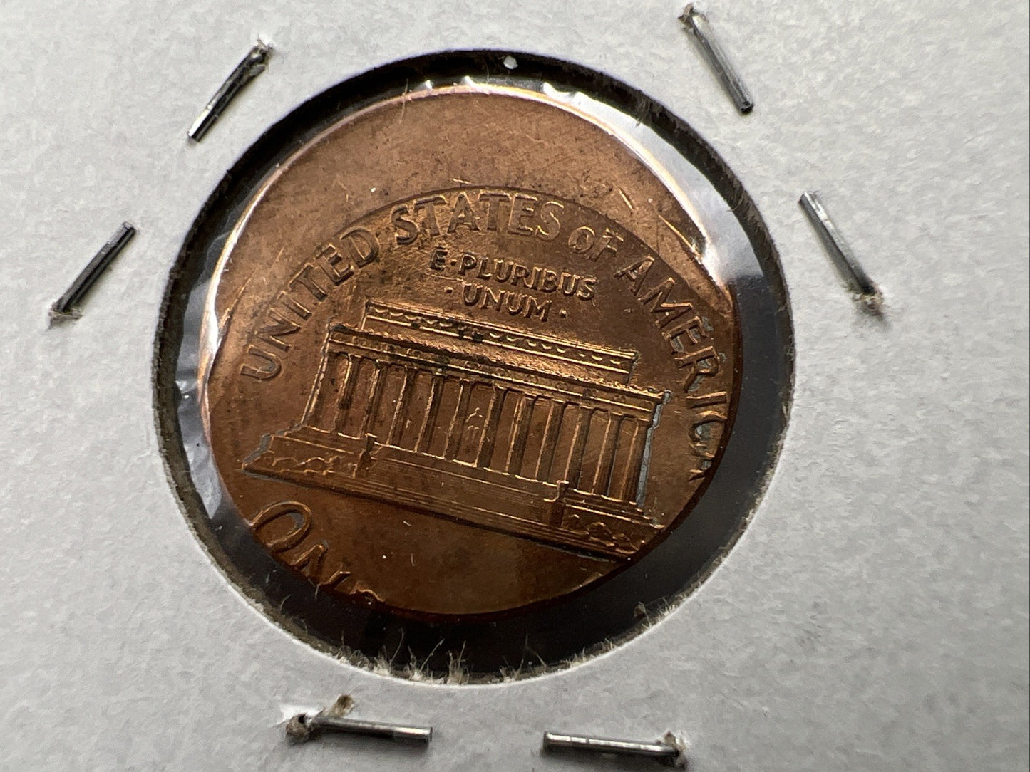 1989 1c Lincoln Memorial Cent Penny 33% Off Center Error Choice UNC SKU#A