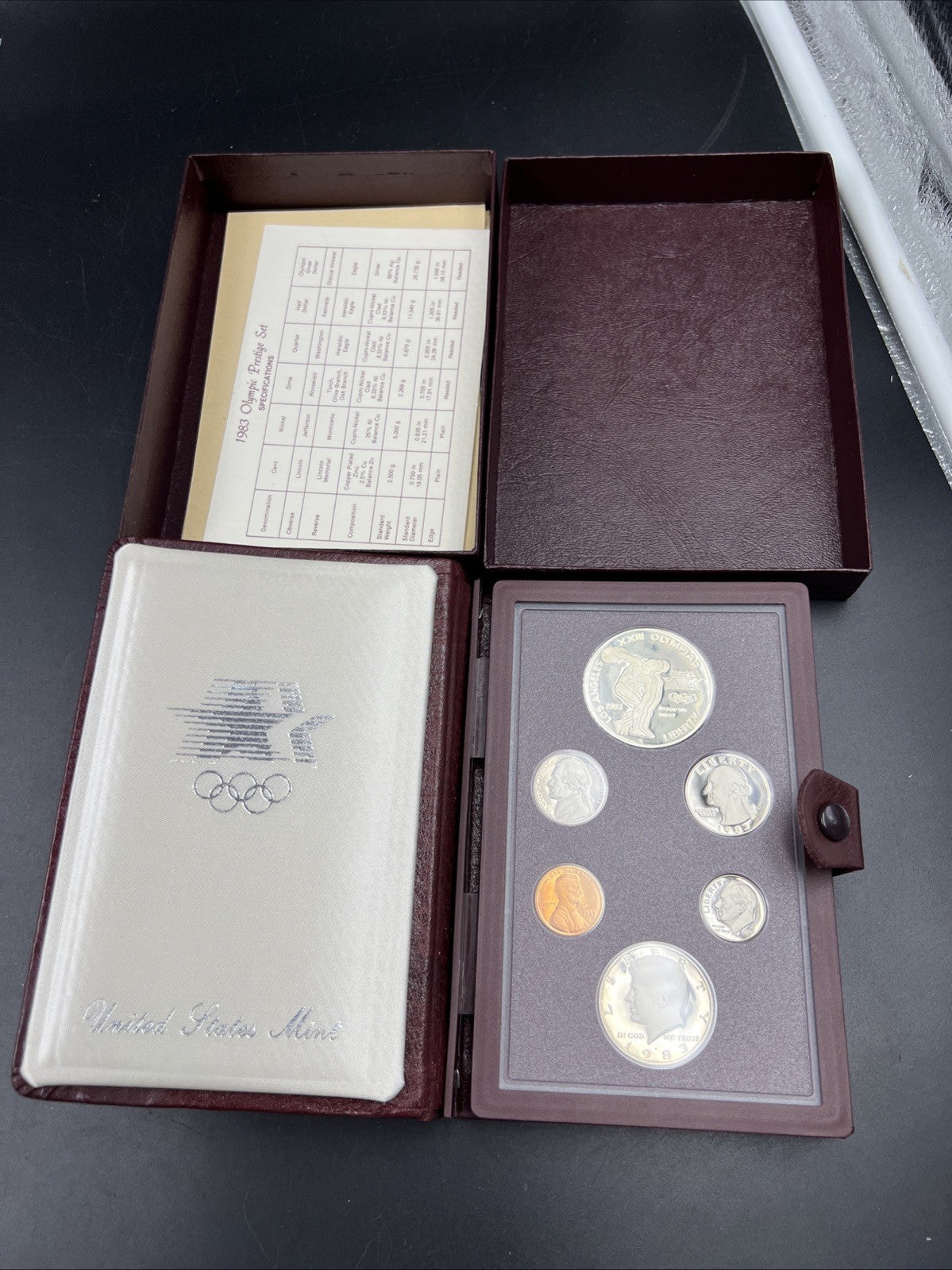 1983 S US Mint Prestige Proof Set OGP Box & COA SKU#A