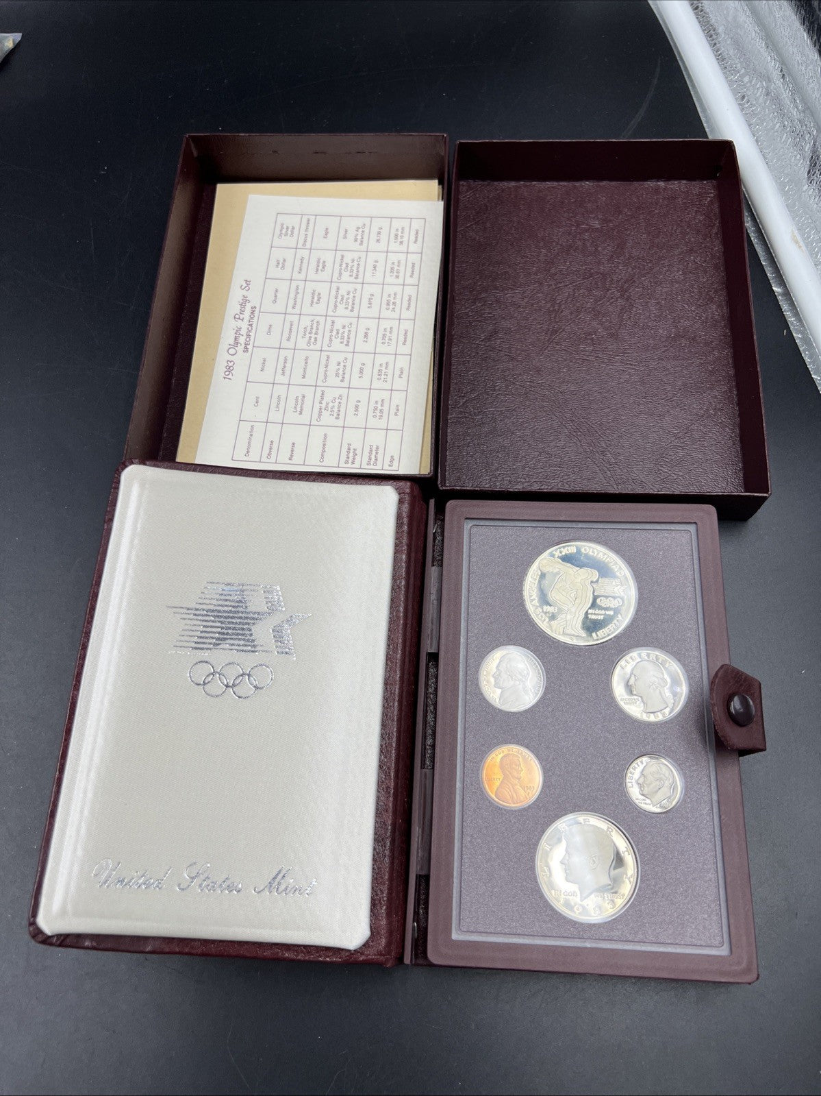 1983 S US Mint Prestige Proof Set OGP Box & COA SKU#A