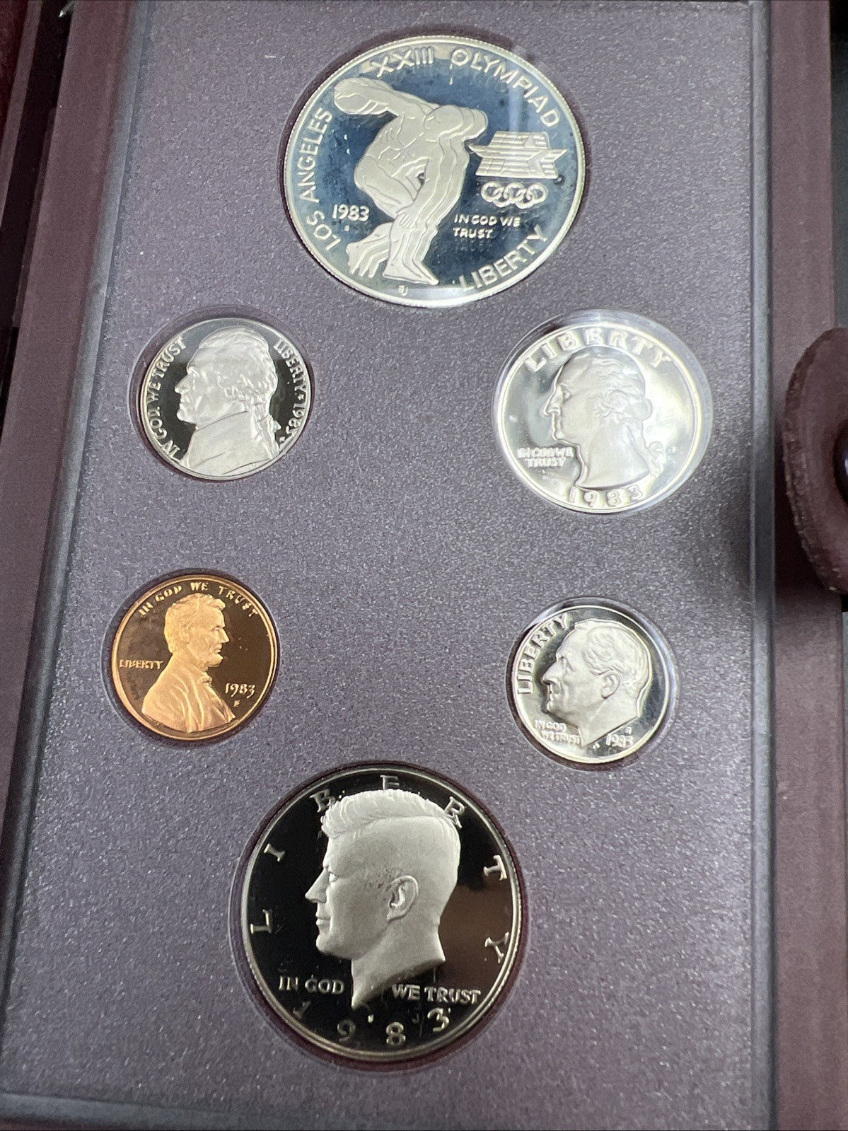 1983 S US Mint Prestige Proof Set OGP Box & COA SKU#A