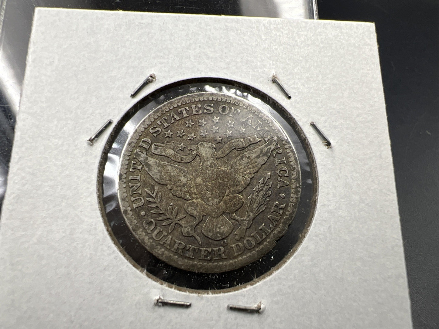1908 O 25c Barber Silver Quarter Coin VG Very Good Circ SKU#A