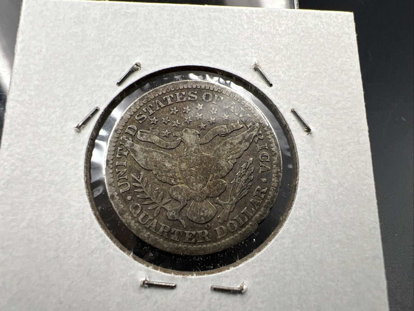 1908 O 25c Barber Silver Quarter Coin VG Very Good Circ SKU#A