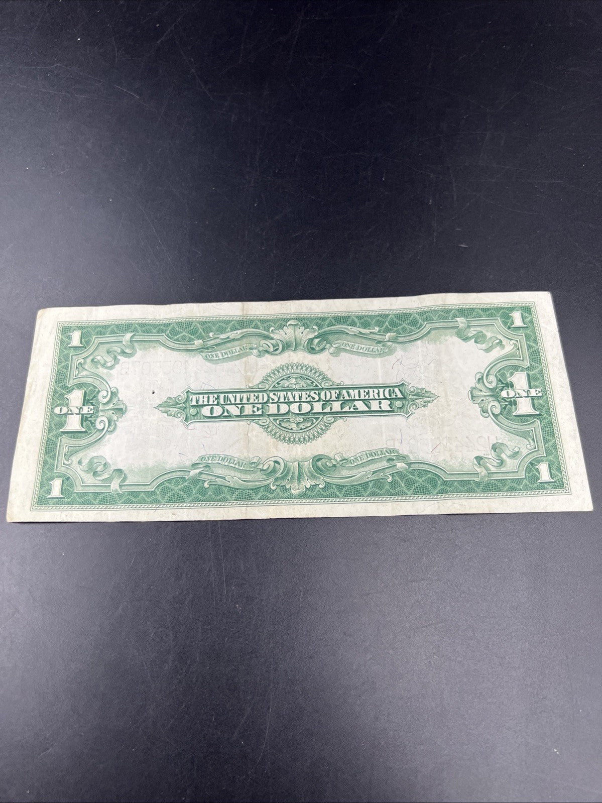 1923 $1 One Dollar Silver Certificate Horse Blanket Blue Seal VF Very Fine #507