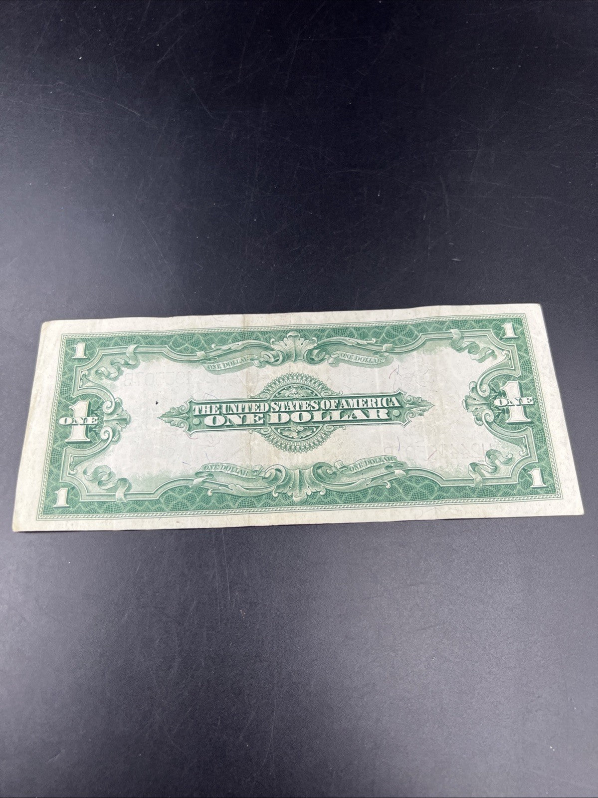 1923 $1 One Dollar Silver Certificate Horse Blanket Blue Seal VF Very Fine #507
