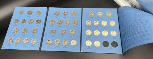 41 Coin 1966 - 1987 Washington Copper Nickel Quarter Set in Folder