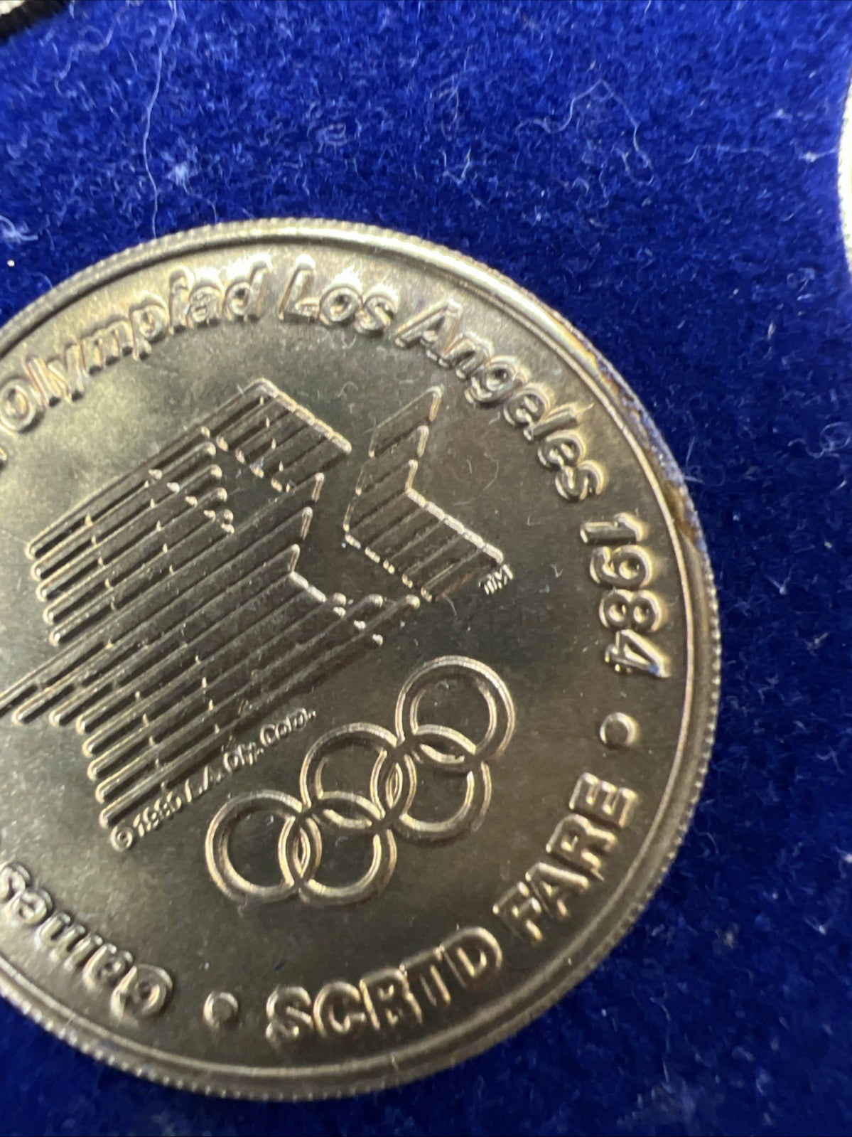1984 Los Angeles Olympics Token 24 Medallion Set in USED Packadging