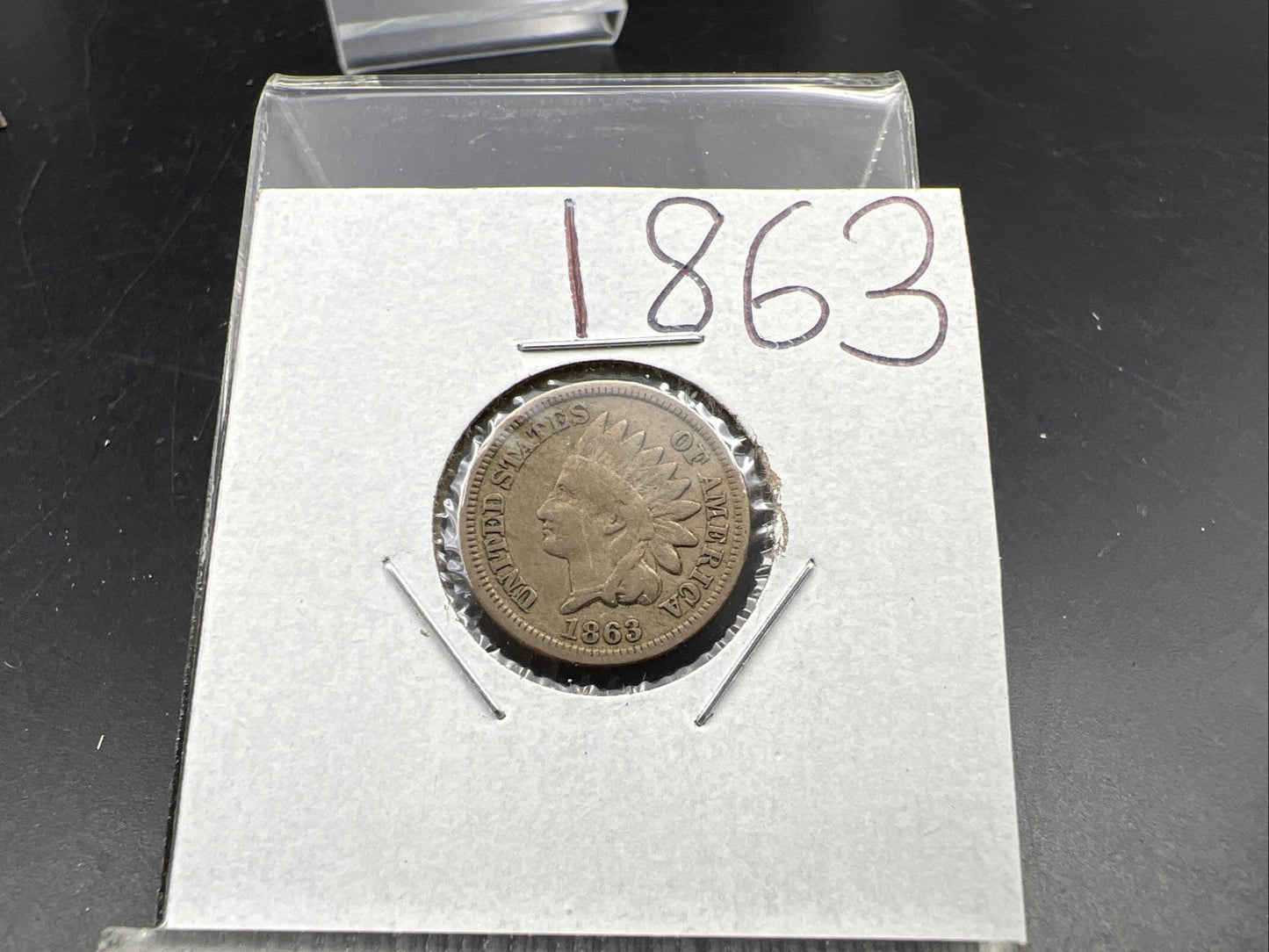 1863 1c Indian One Cent Coin Choice VF Very Fine SKU#A