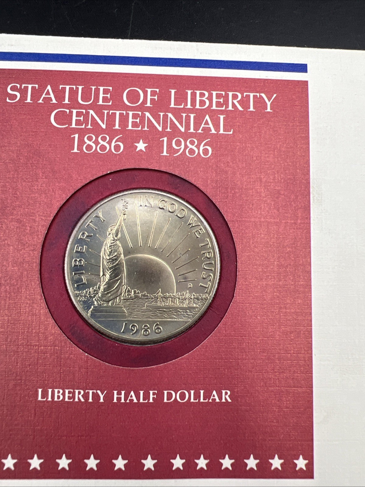 1986 50c Statue of Liberty Copper Nickel Commemorative Half Dollar BU UNC FDOI