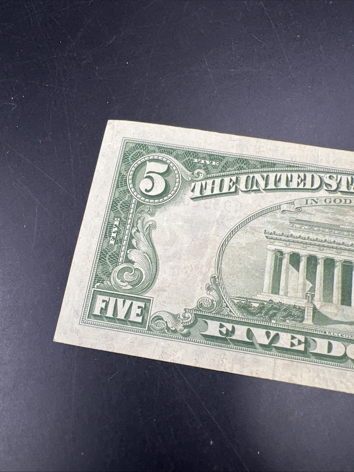 * Star 1963 $5 USN United States Note Choice VF Very Fine Bill #766