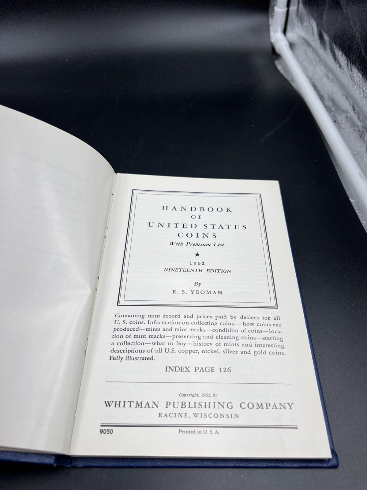 Handbook Of United States Coins - Nineteenth Edition By R. S. Yeoman Used