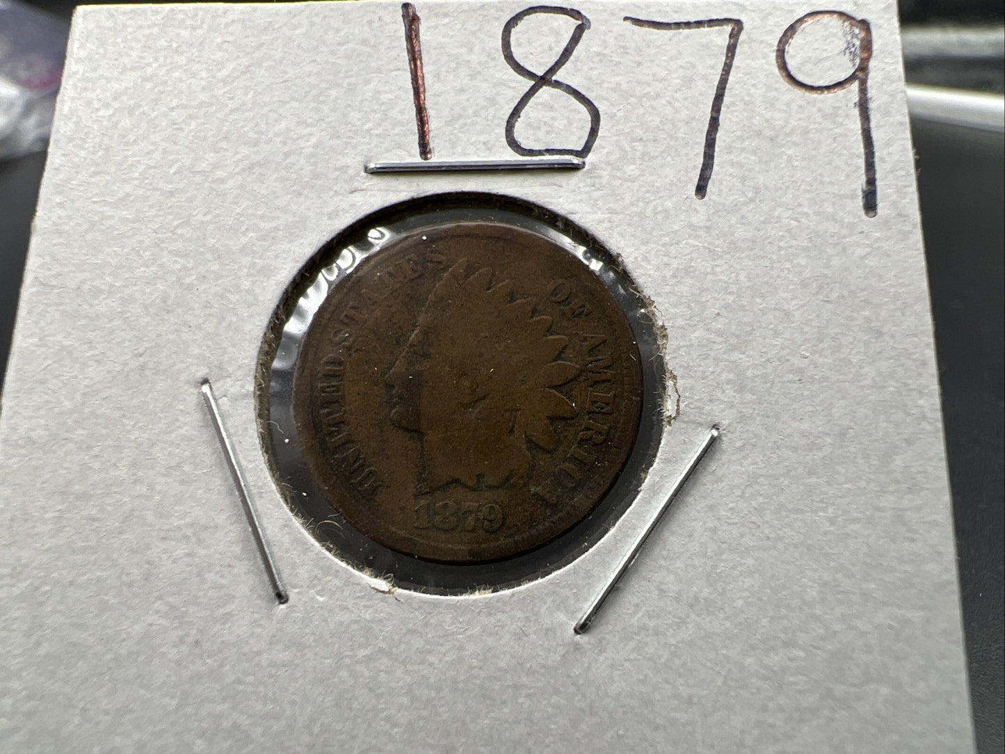 1879 1c Indian Cent Penny Good Circulated Full Date SKU#A