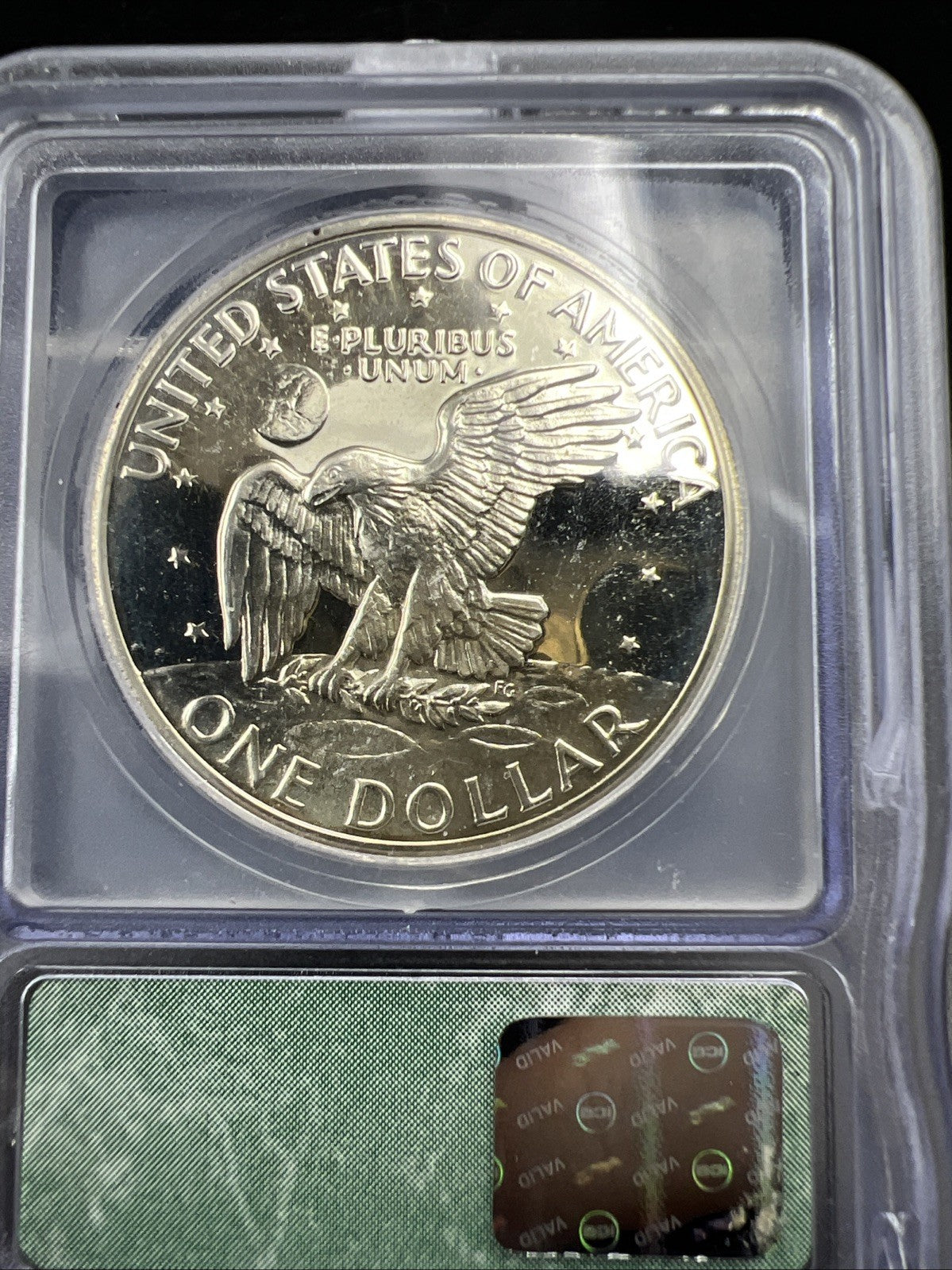 1971 S $1 Ike Eisenhower 40% Proof Silver Dollar Coin PR69 DCAM ICG Certified #2