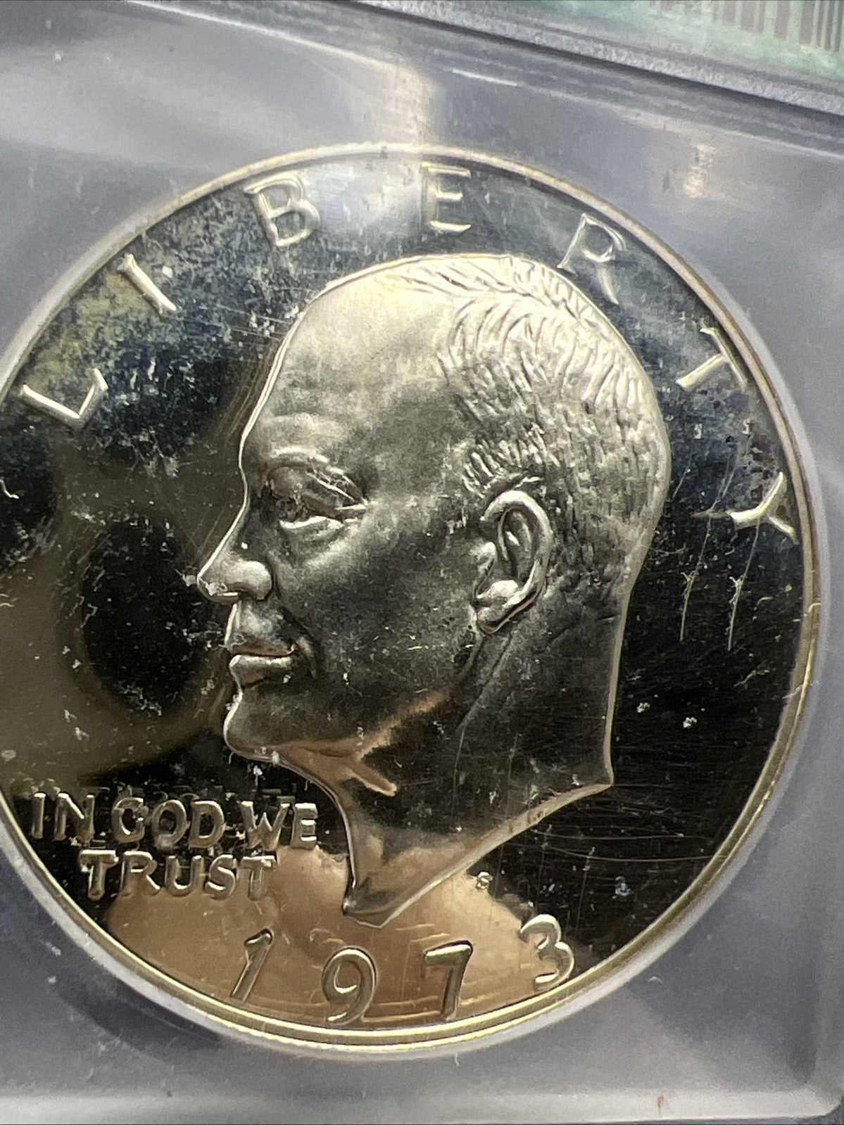 1974 S $1 Ike Eisenhower 40% Proof Silver Dollar Coin PR69 DCAM ICG #131