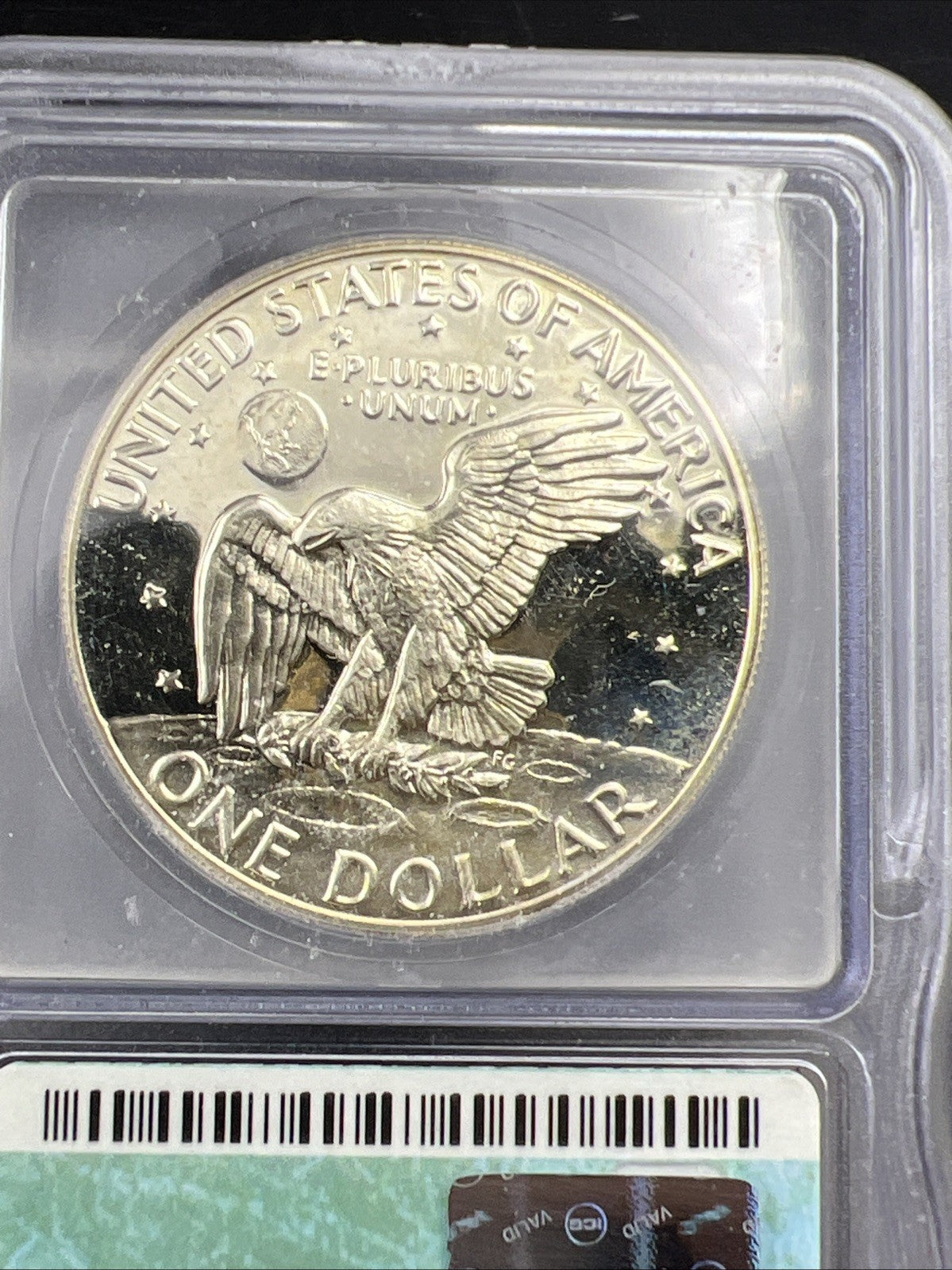 1974 S $1 Ike Eisenhower 40% Proof Silver Dollar Coin PR69 DCAM ICG #131