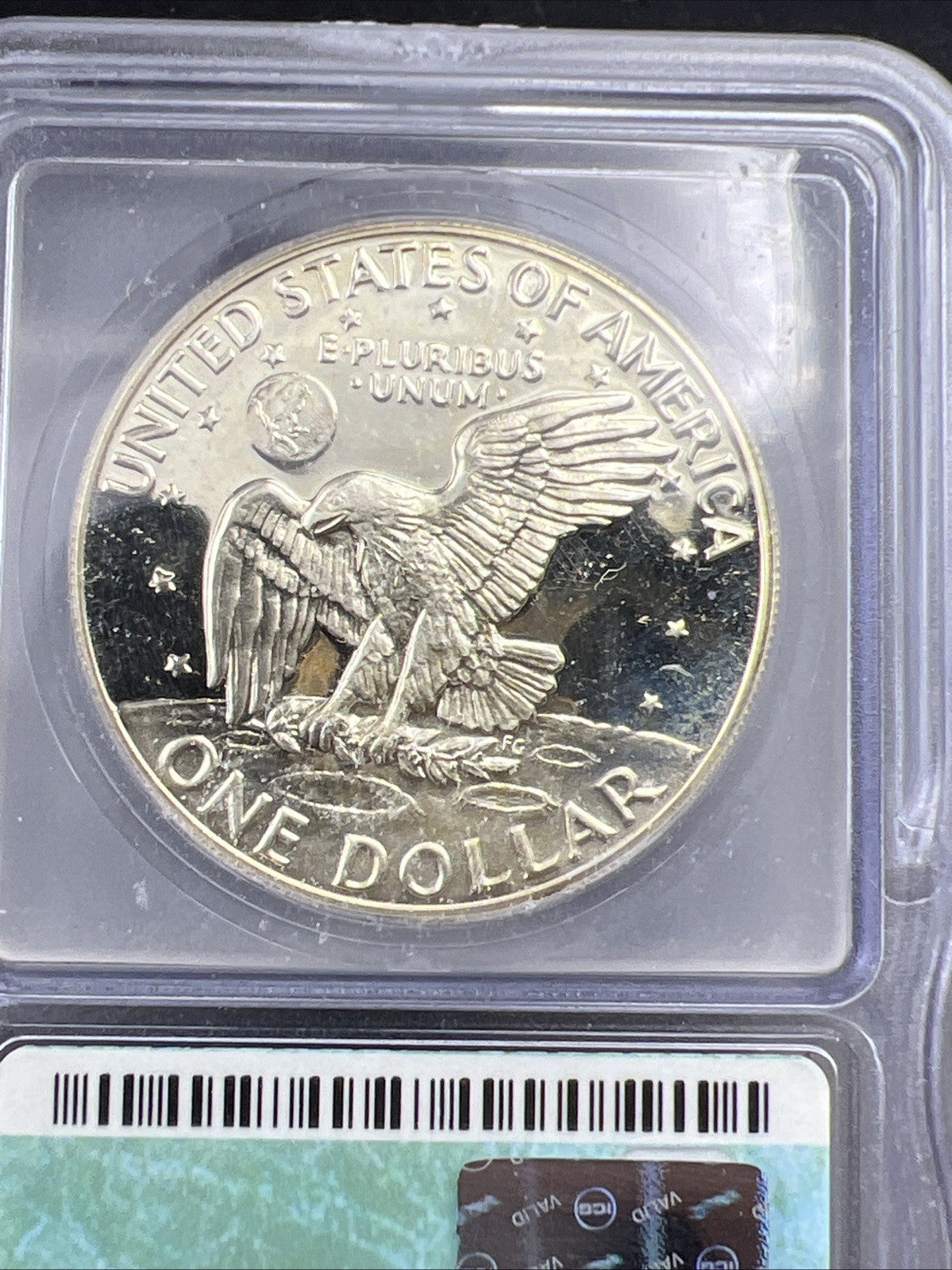 1974 S $1 Ike Eisenhower 40% Proof Silver Dollar Coin PR69 DCAM ICG #131