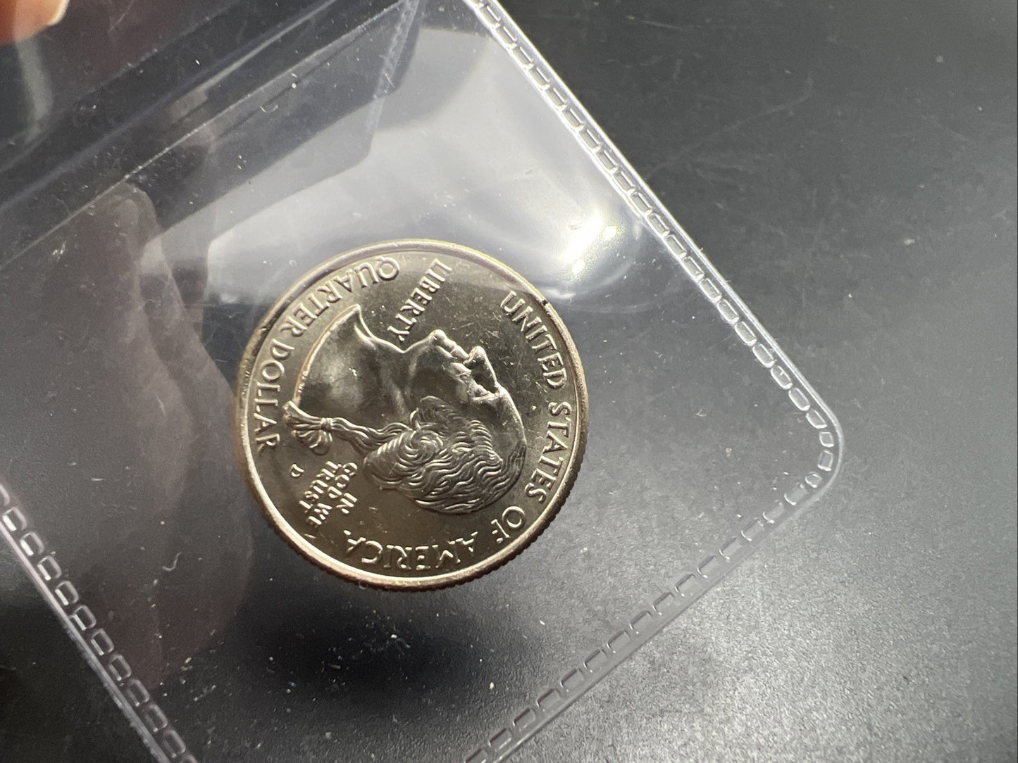 2008 D Arizona State Statehood Quarter Coin GEM BU PQ Obverse Toning Toner