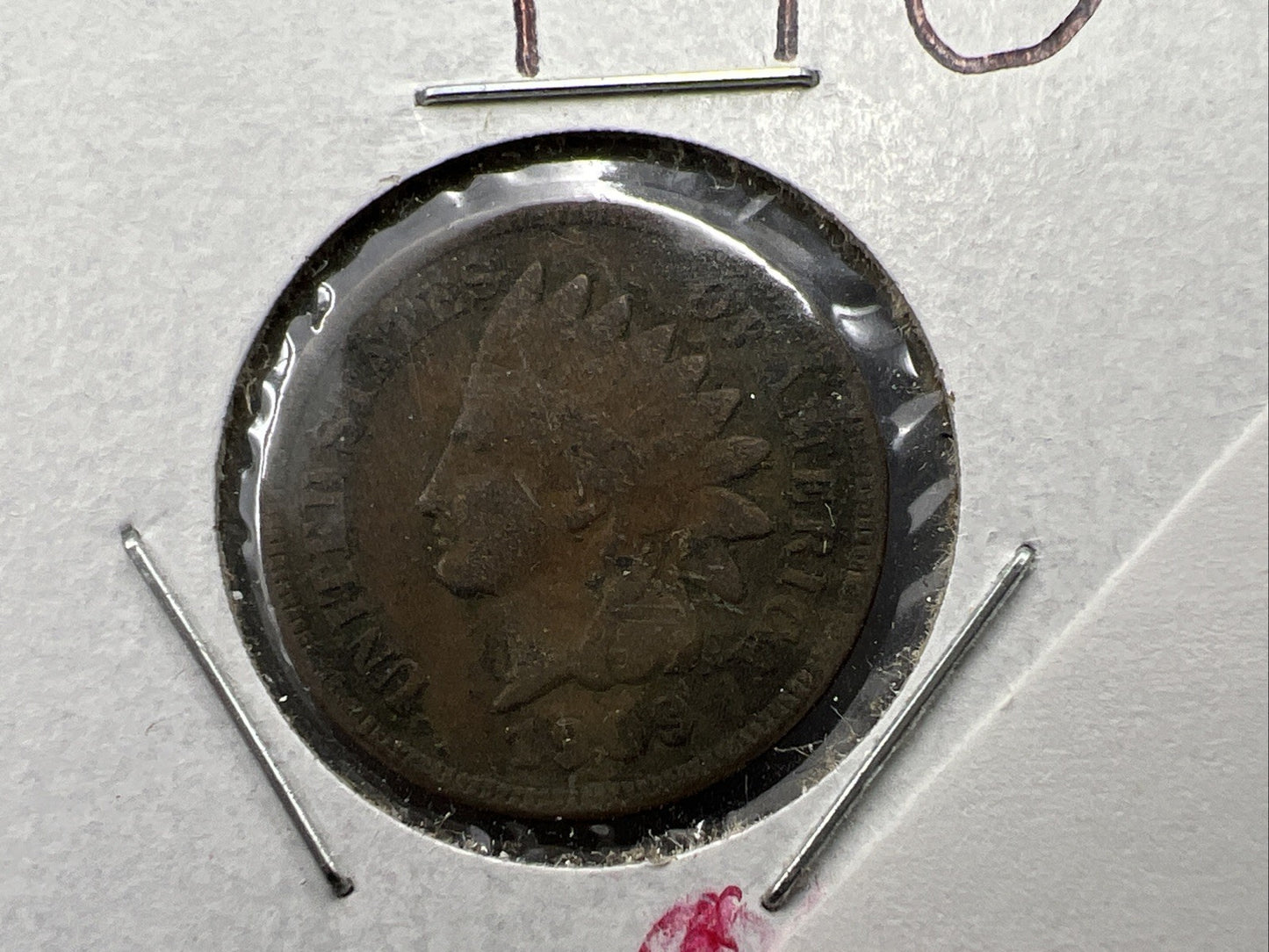 1909 1c Indian Head Cent Coin VG Very Good Circ SKU#A