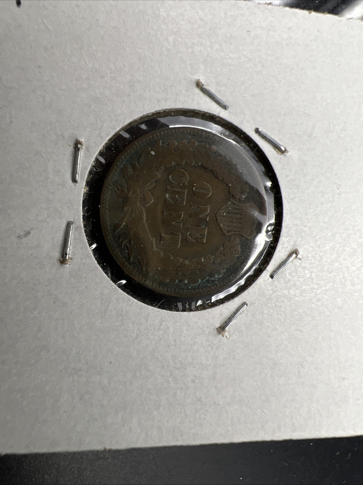 1909 1c Indian Head Cent Coin VG Details Circ SKU#B