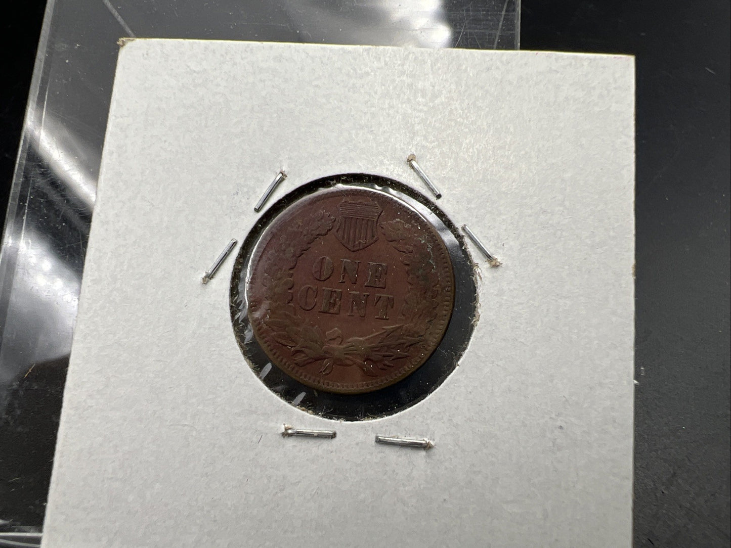 1909 1c Indian Head Cent Coin VG Details Circ SKU#C