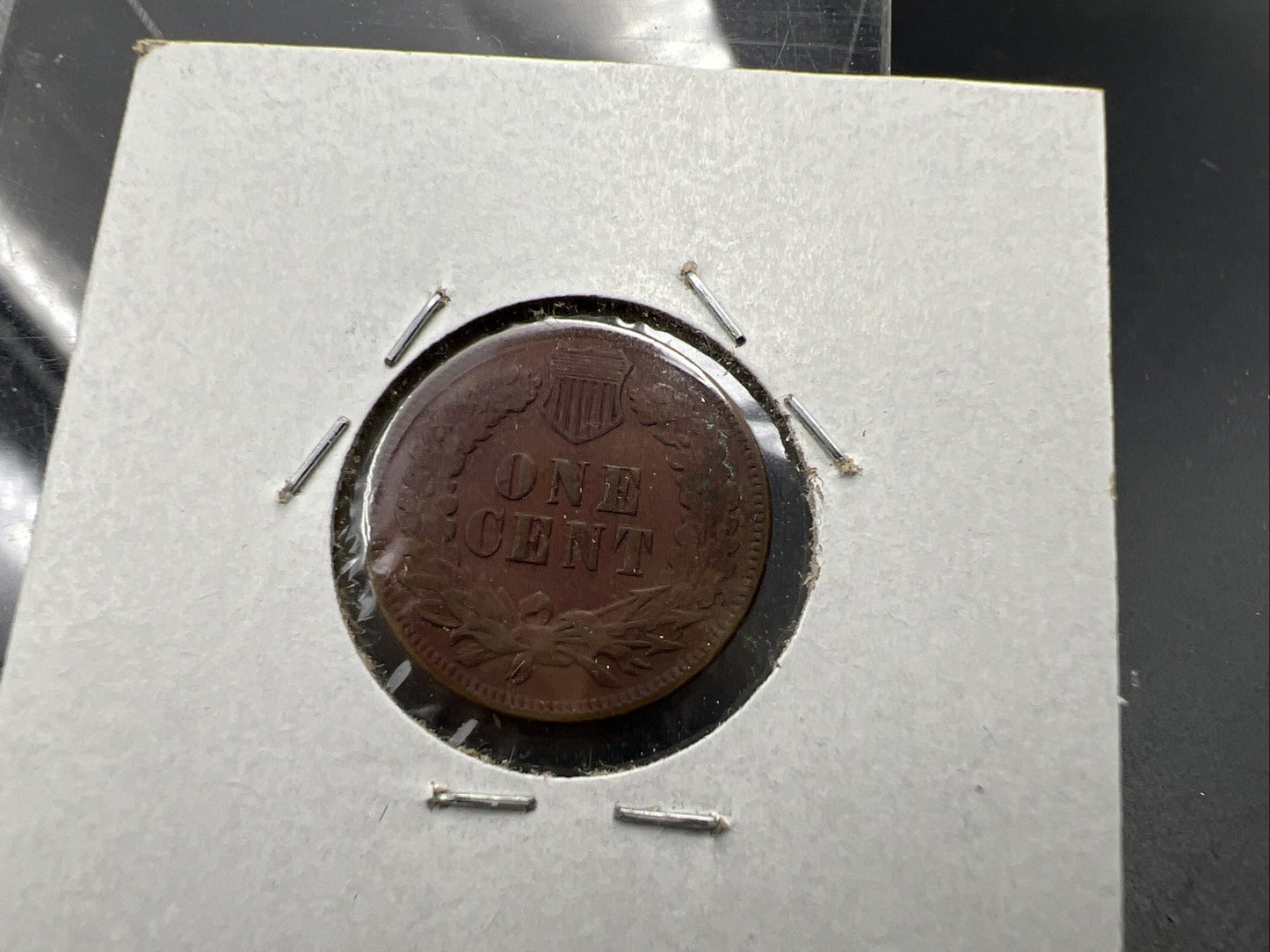 1909 1c Indian Head Cent Coin VG Details Circ SKU#C