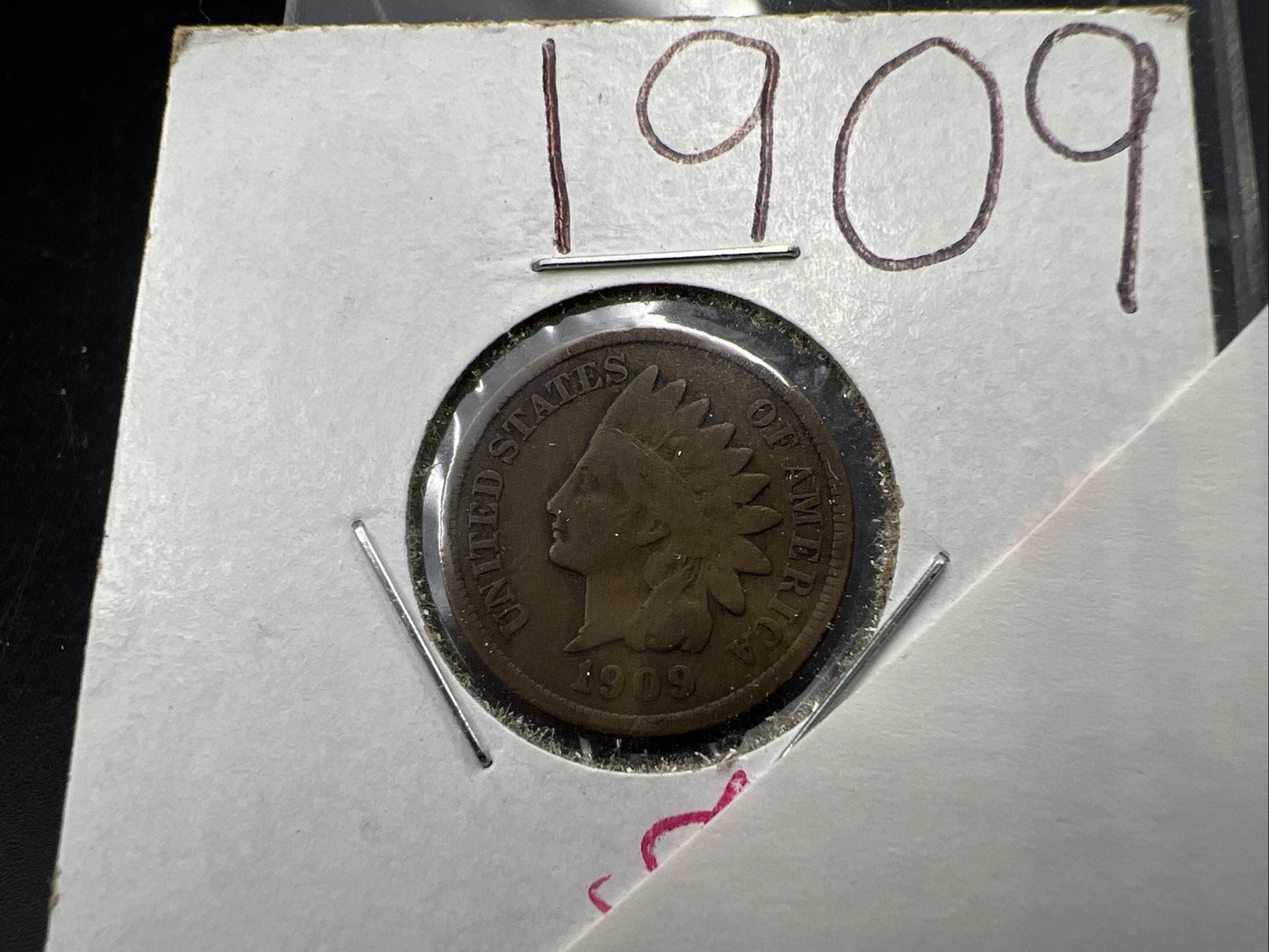 1909 1c Indian Head Cent Coin Choice VG Very Good Circ SKU#G