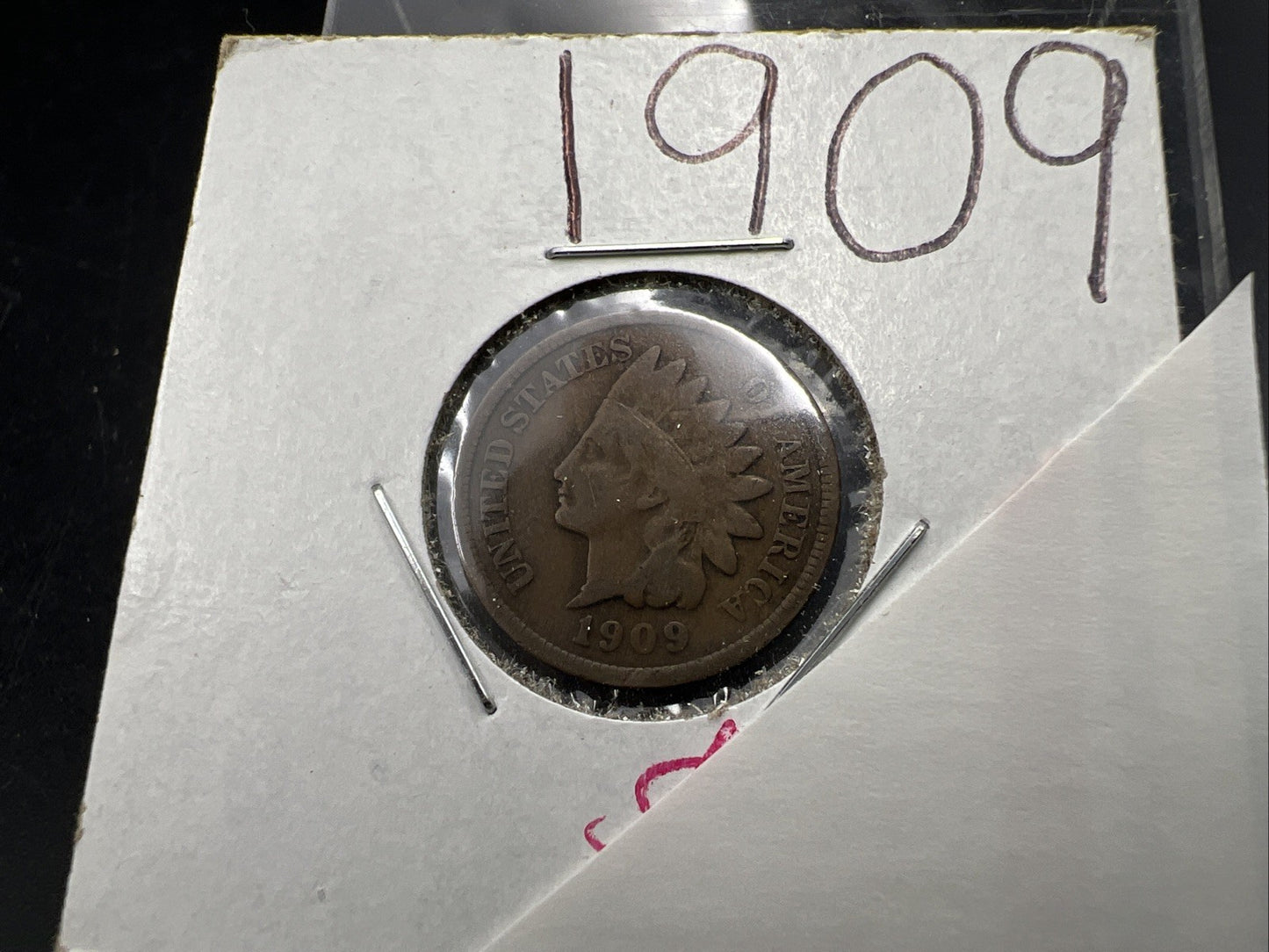 1909 1c Indian Head Cent Coin Choice VG Very Good Circ SKU#G