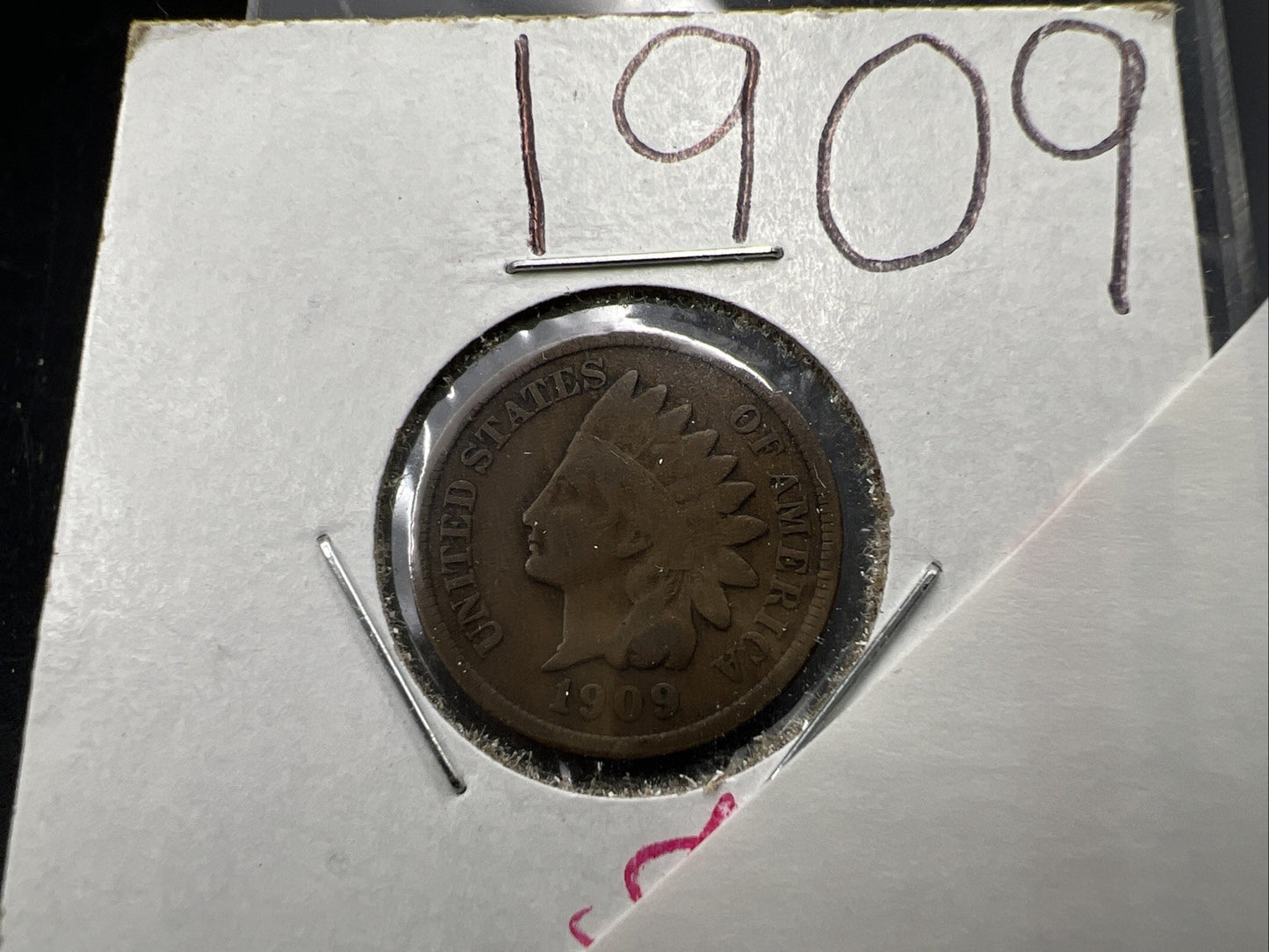 1909 1c Indian Head Cent Coin Choice VG Very Good Circ SKU#G